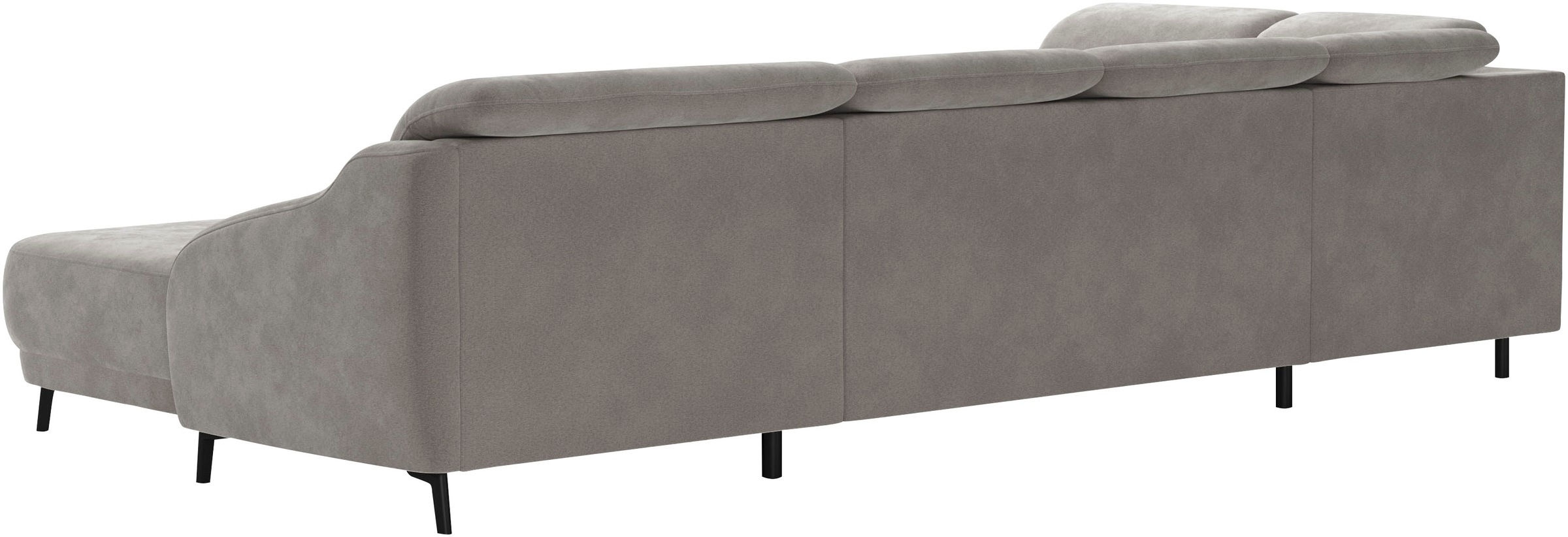 sit&more Wohnlandschaft »Blues U-Form«, inkl. Kopfteilverstellung, wahlweise mit Klapptisch und USB