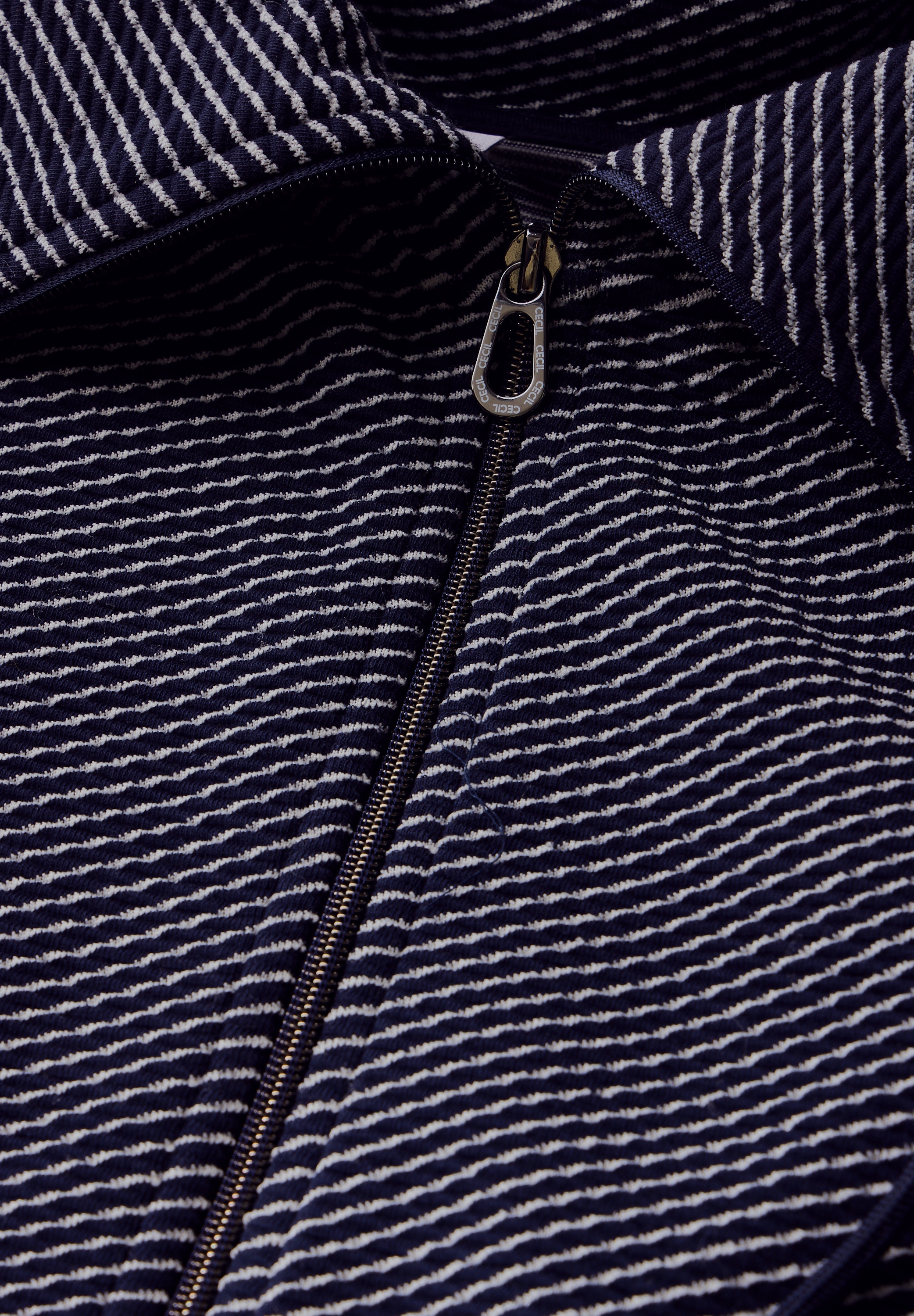 Cecil Sweatjacke, mit Stehkragen