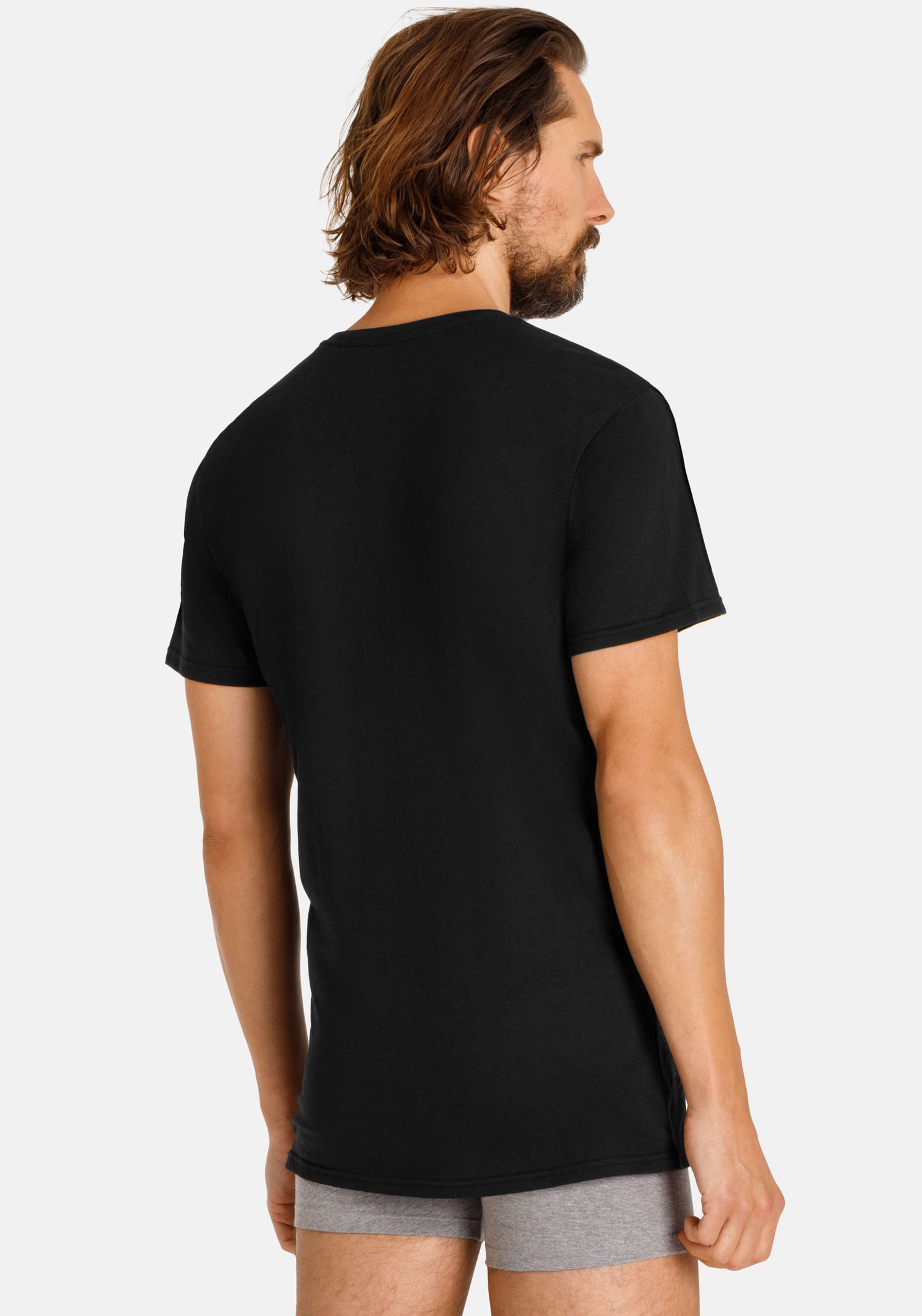 Camano T-Shirt »comfort« 2er Pack,  mit V-Ausschnitt