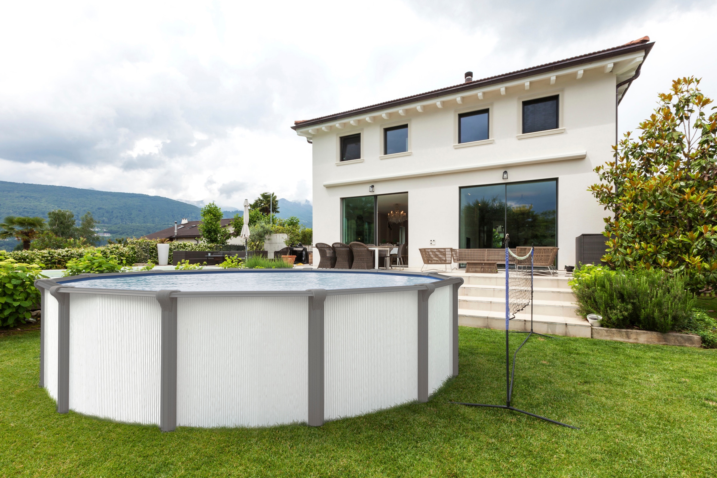 KWAD Rundpool »»Supreme« all in Premium Folie« ØxH: 360x132cm, inkl. Bodenisolationsset