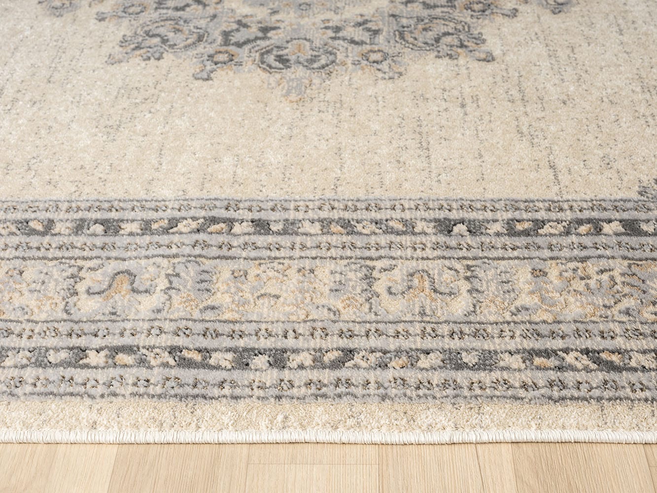 OTTO home Teppich »Banli, Vintage-Look, Orient-Optik« rechteckig 9 mm Höhe dezenter Glanz, Schrumpf-Garn-Effekt, Wohnzimmer, Schlafzimmer