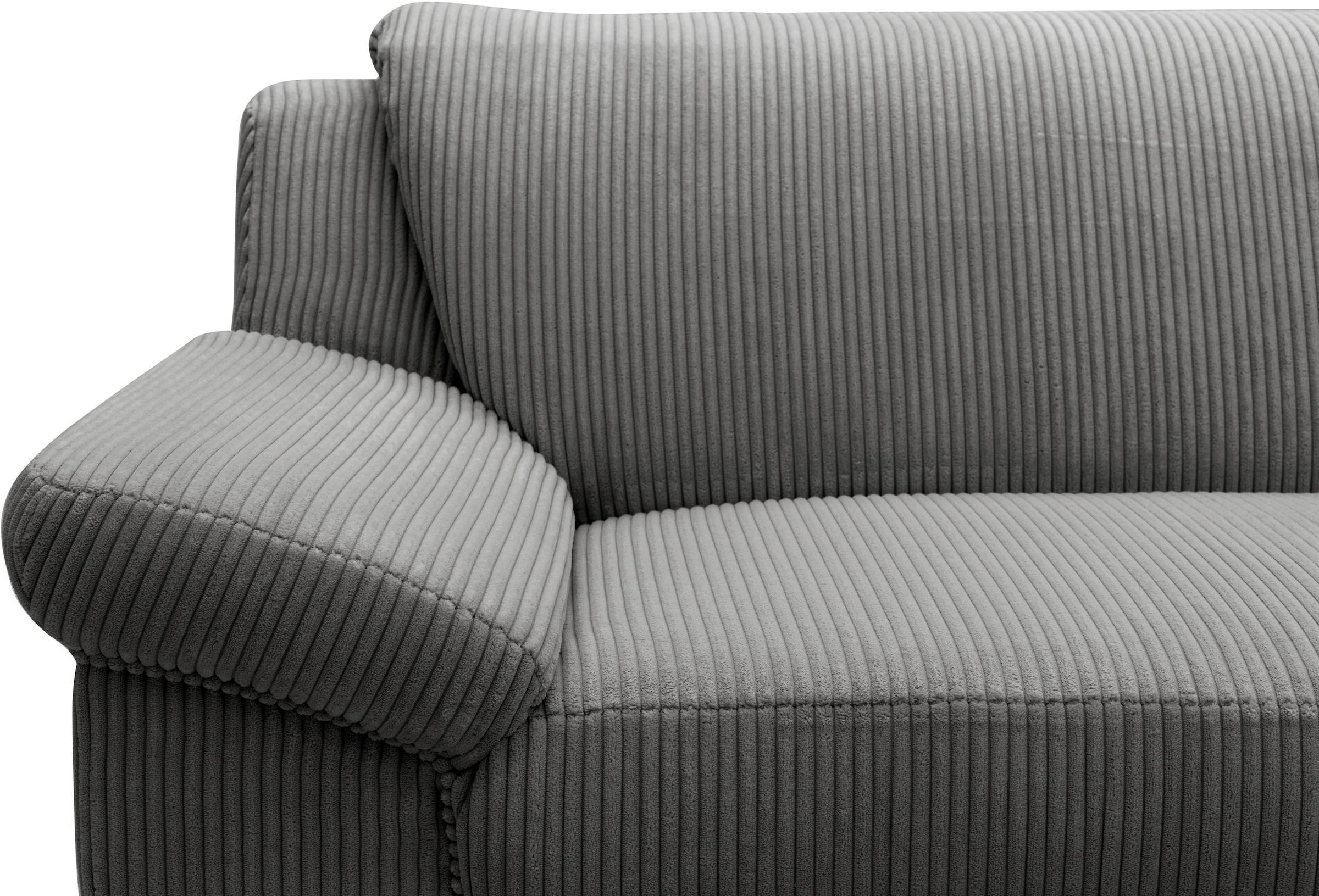 Home affaire Ecksofa »Yesterday zeitlos und elegant, bequeme Armlehnen, L-Form«, wahlweise mit Bettfunktion, auch in Cord