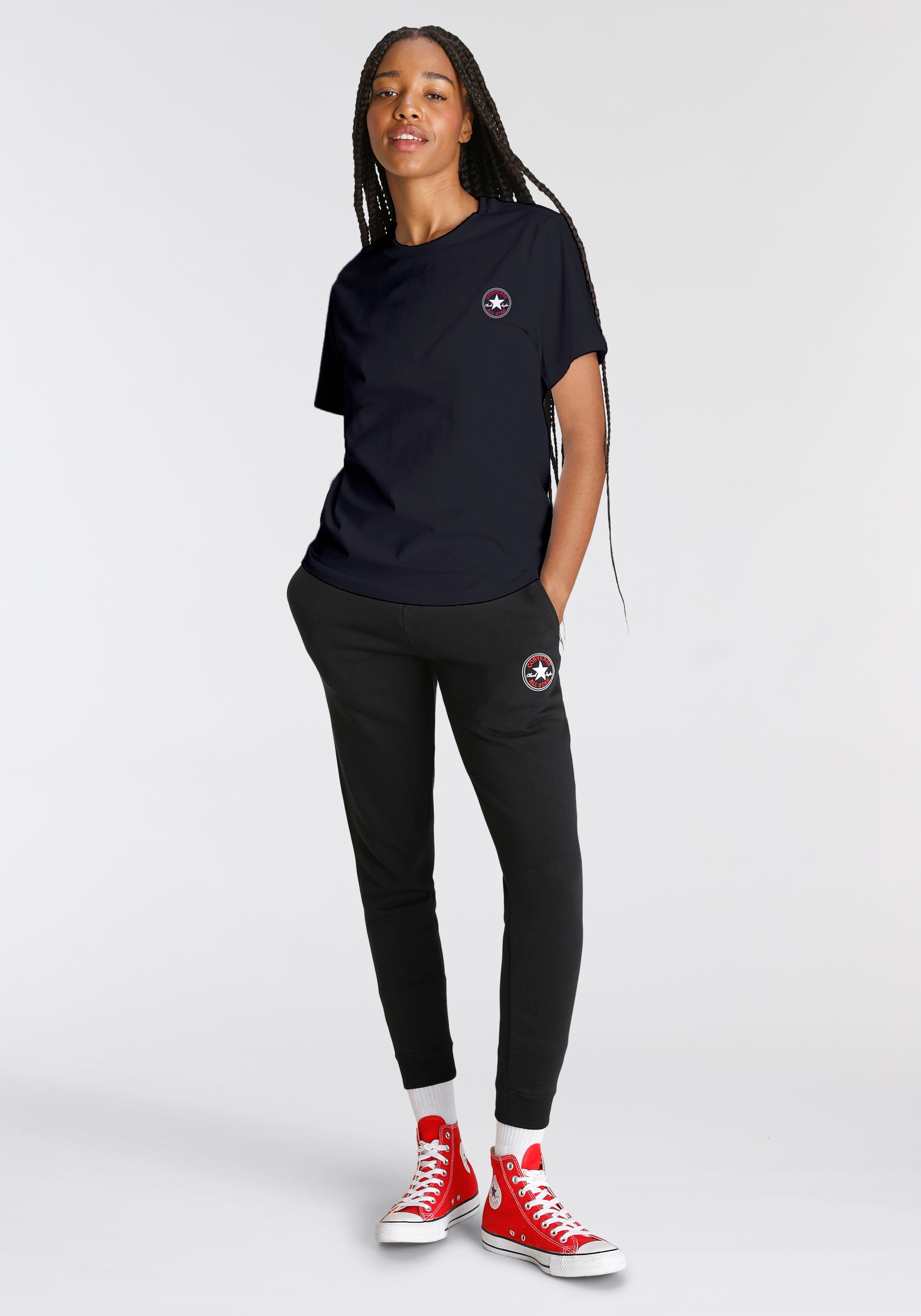 Converse T-Shirt »GO-TO MINI PATCH T-SHIRT«, (1 tlg.), Unisex