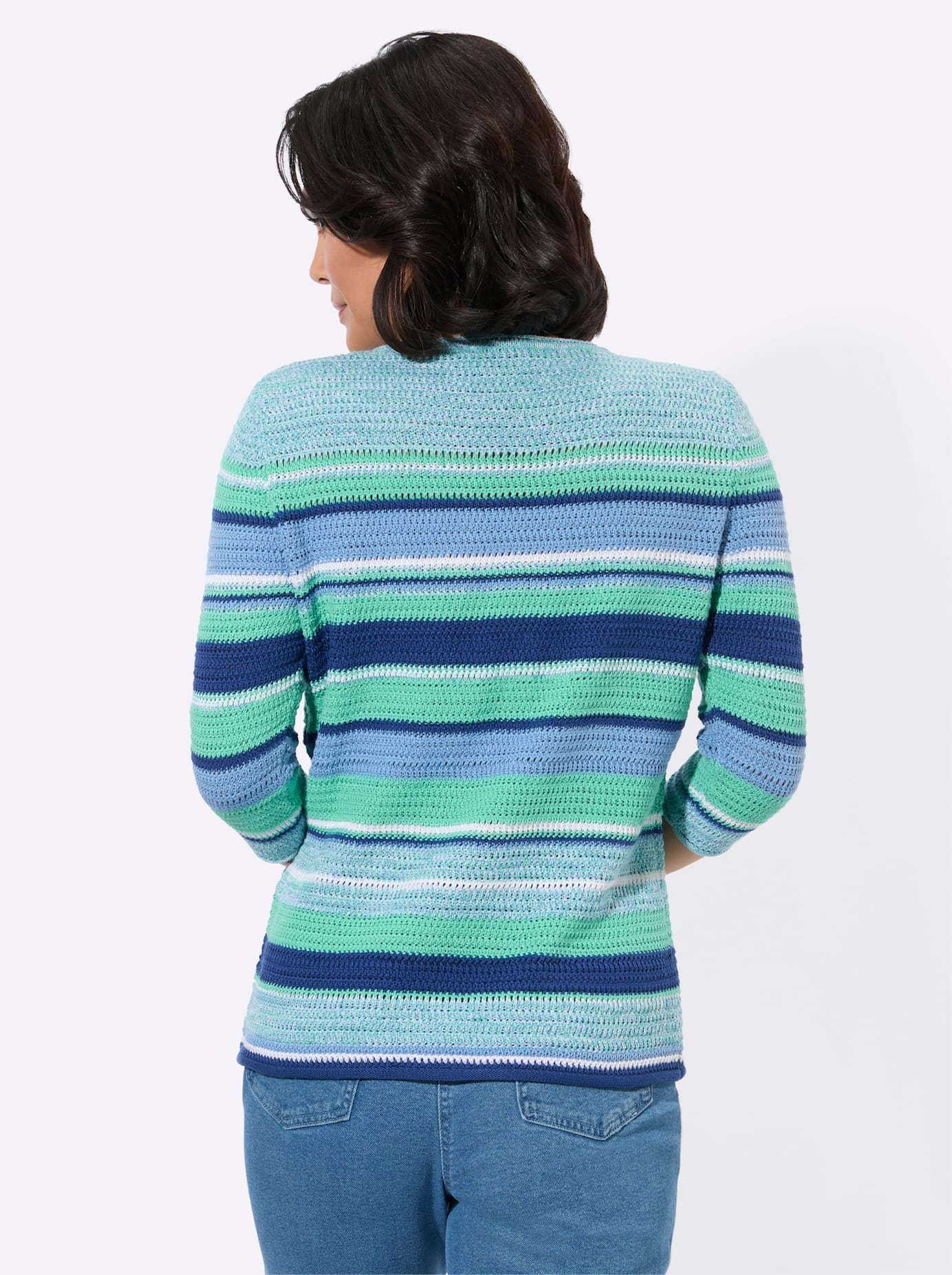 Casual Looks 3/4 Arm-Pullover »Rundhals-Pullover«