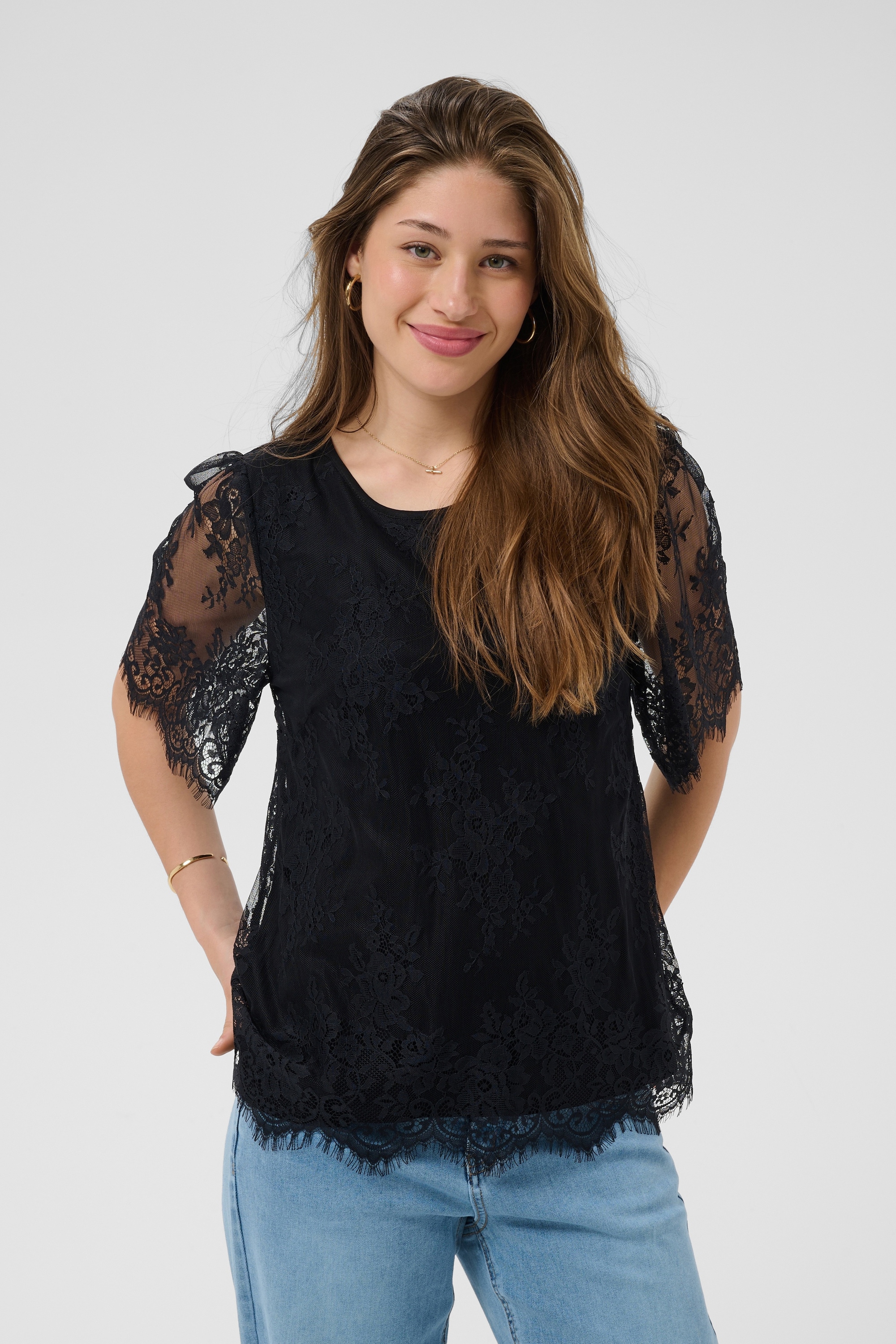 Cream Kurzarmbluse »Damen Kurzarm-Bluse CRMira«