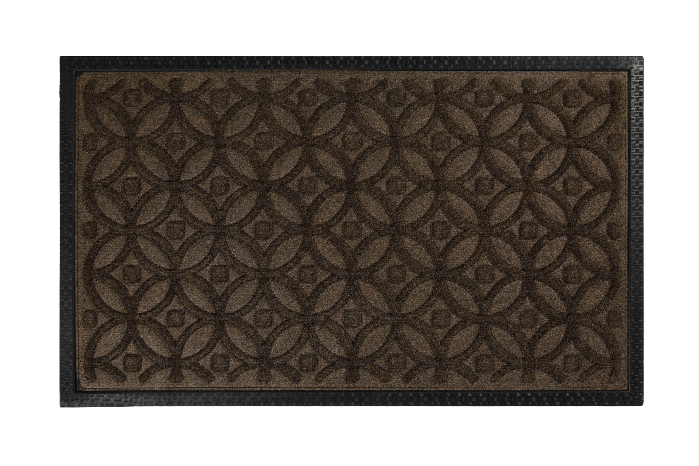 Wecon home Fußmatte »Midnight Mosaic«, rechteckig, 4 mm Höhe, pflegeleicht, rutschfest, Ornamente, Innen & Außen, Schmutzfangmatte