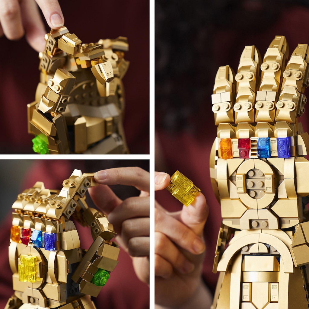 LEGO® Konstruktionsspielsteine »Infinity Handschuh (76191), Marvel Avengers Movie 4«, (590 St.), Made in Europe