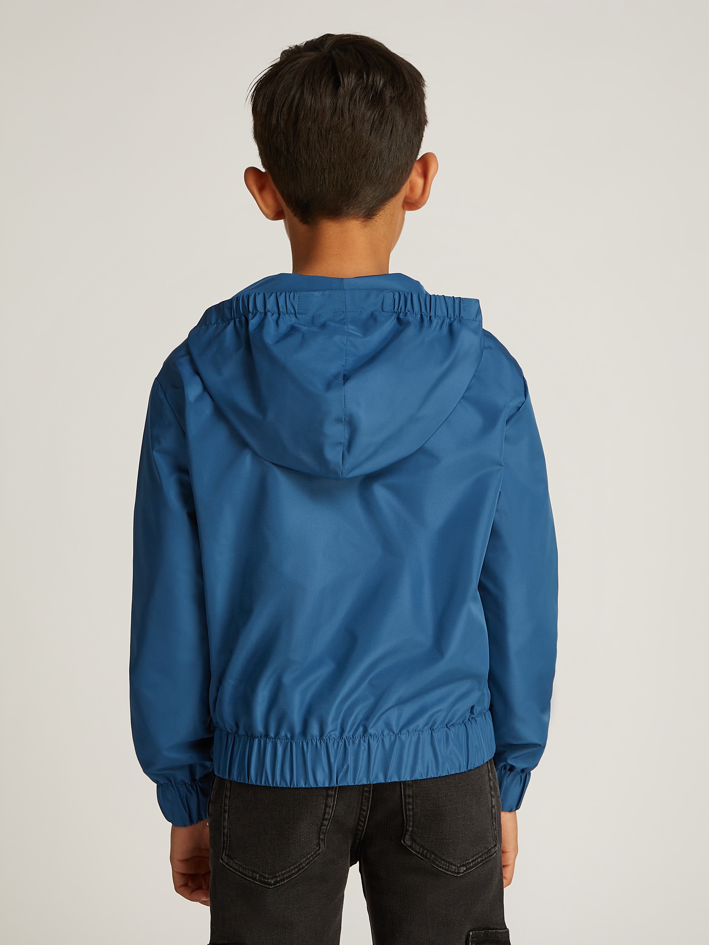 Calvin Klein Jeans Windbreaker »MONOLOGO ESSENTIAL JACKET«, mit Kapuze, für Kinder bis 16 Jahre mit Logo-Print