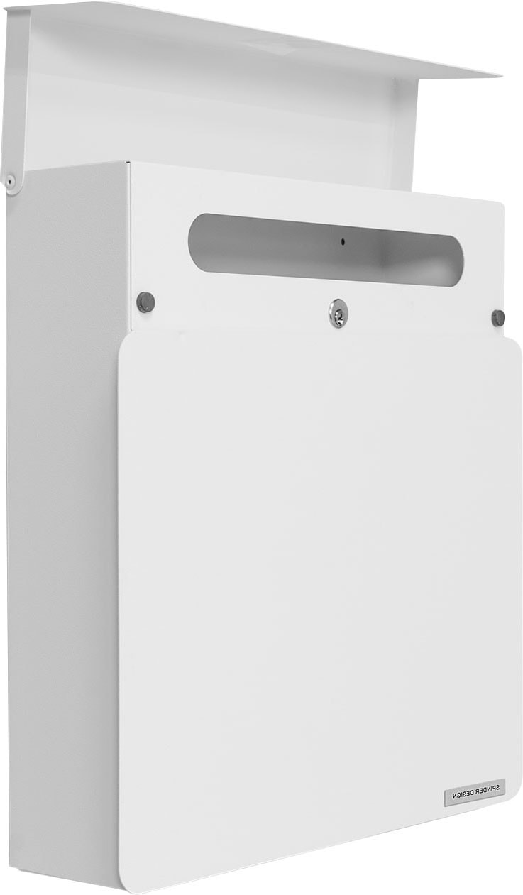 Spinder Design Briefkasten »INBOX«, (1 St.), Moderner, wetterfester Briefkasten aus pulverbeschichtetem Stahl