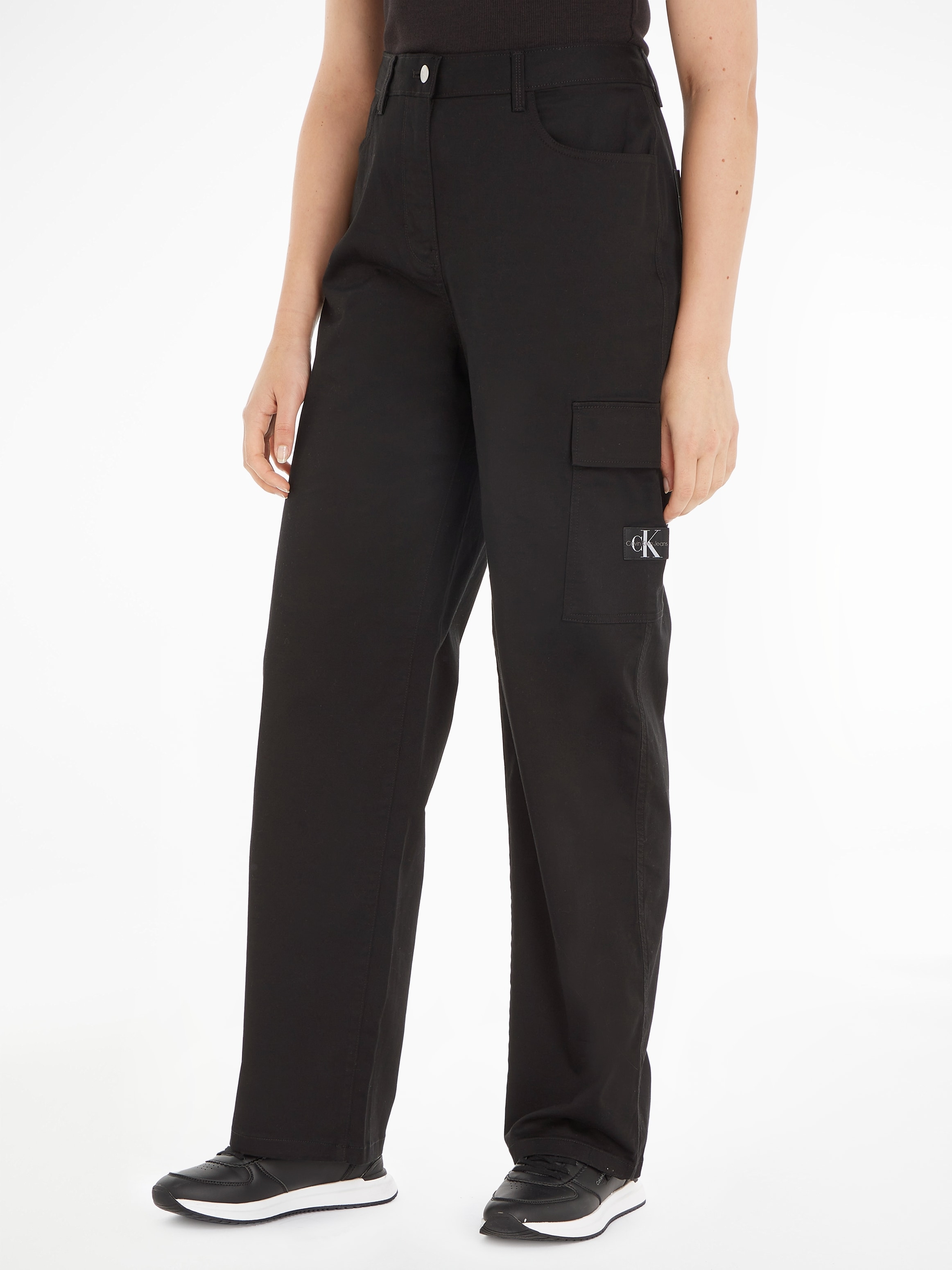 Calvin Klein Jeans Stretch-Hose »STRETCH TWILL HIGH RISE STRAIGHT«