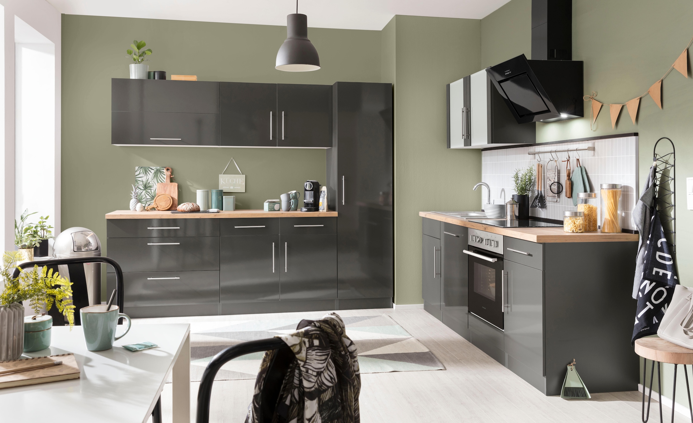 wiho Küchen Faltlifthängeschrank »Cali«, Breite 90 cm