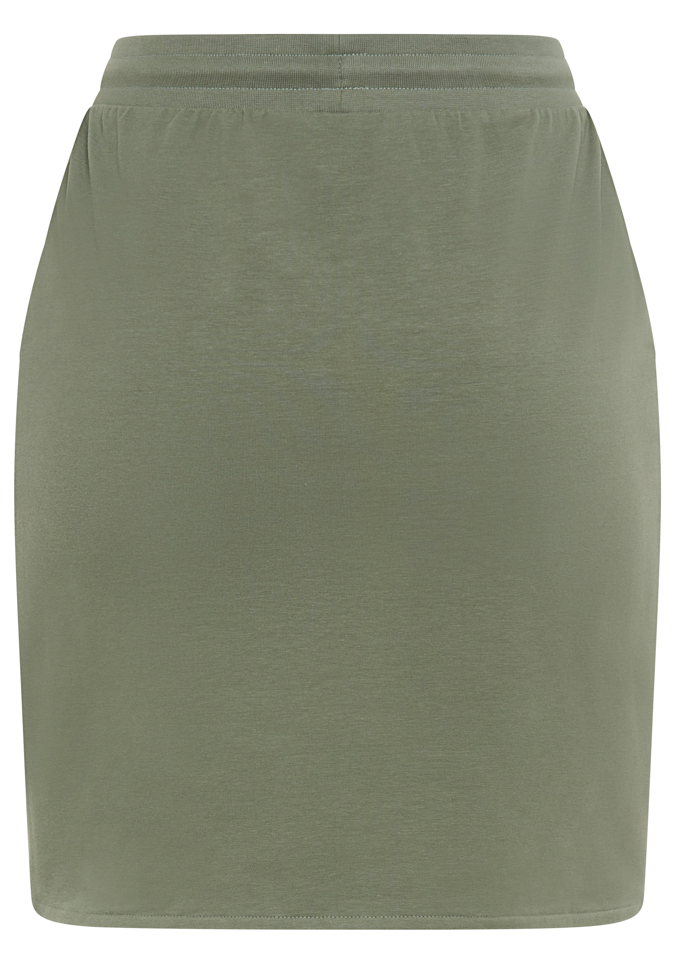 KangaROOS Jerseyrock in Wickeloptik mit elastischem Bund