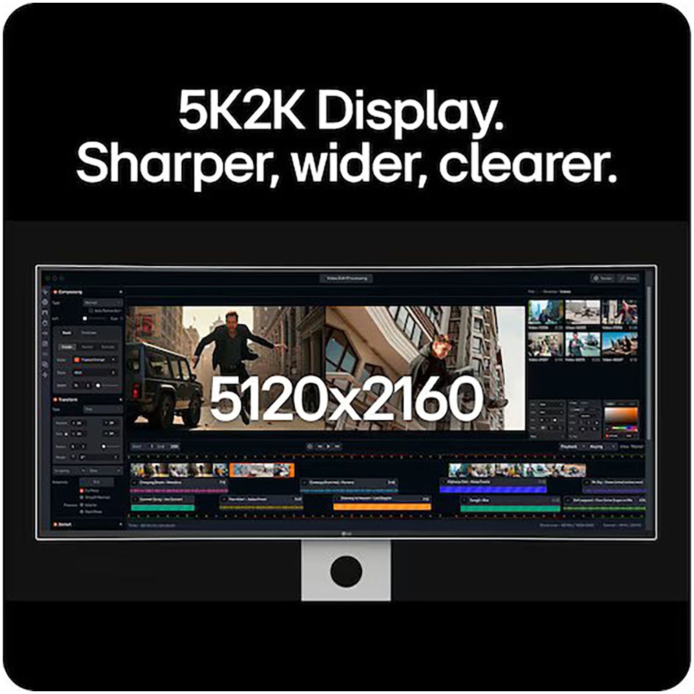 LG Curved-Gaming-Monitor »40U990A« 101 cm/40 ″  5120 x 2160 px 5K2K 5 Reaktionszeit 120 Hz