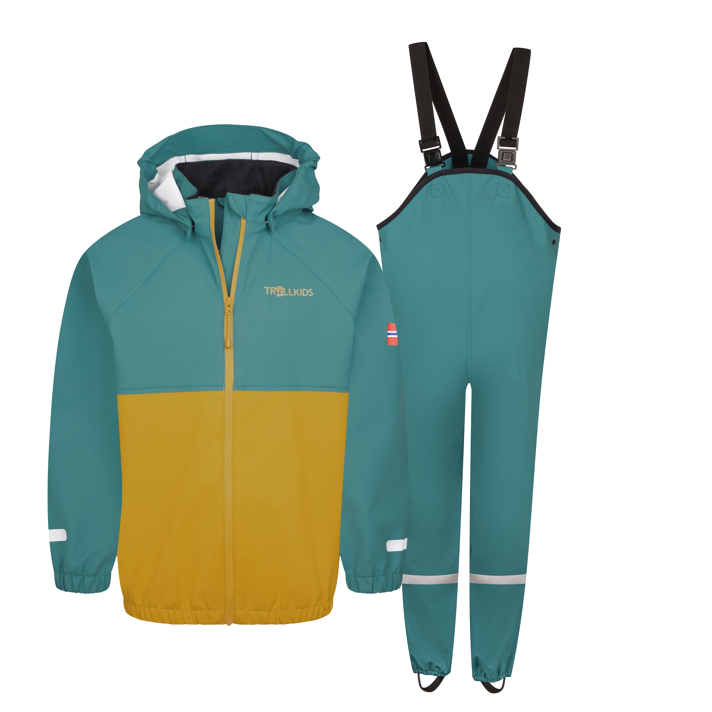 TROLLKIDS Regen- und Matschhose »Kids Odda Rain Set XT«  für Kinder und Jugendliche, 2-teiliges Set, aus Polyester gefertigt