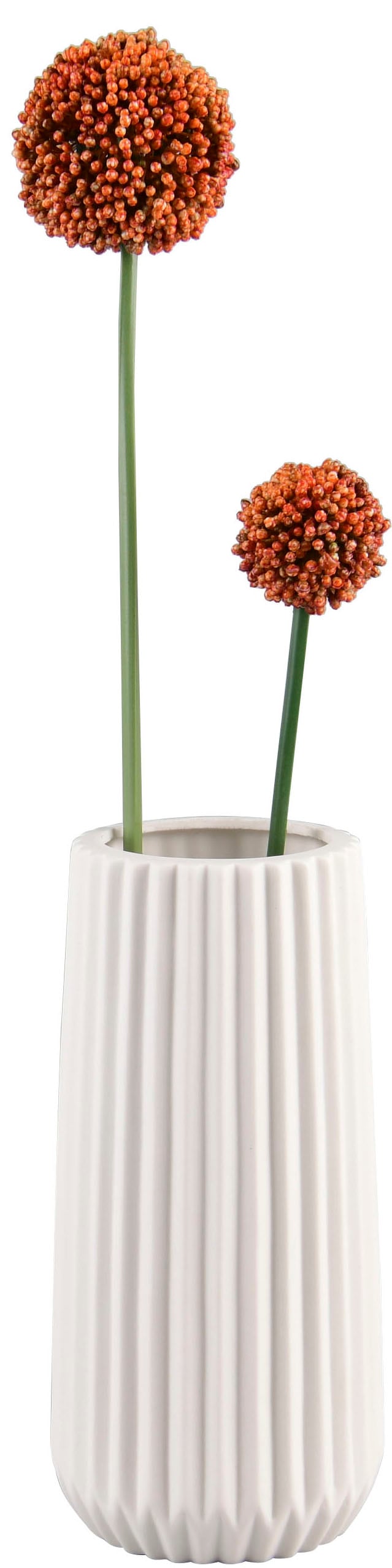 MIRRORS AND MORE Dekovase »RUFFLE« Schlichte, zeitlose Dekovase