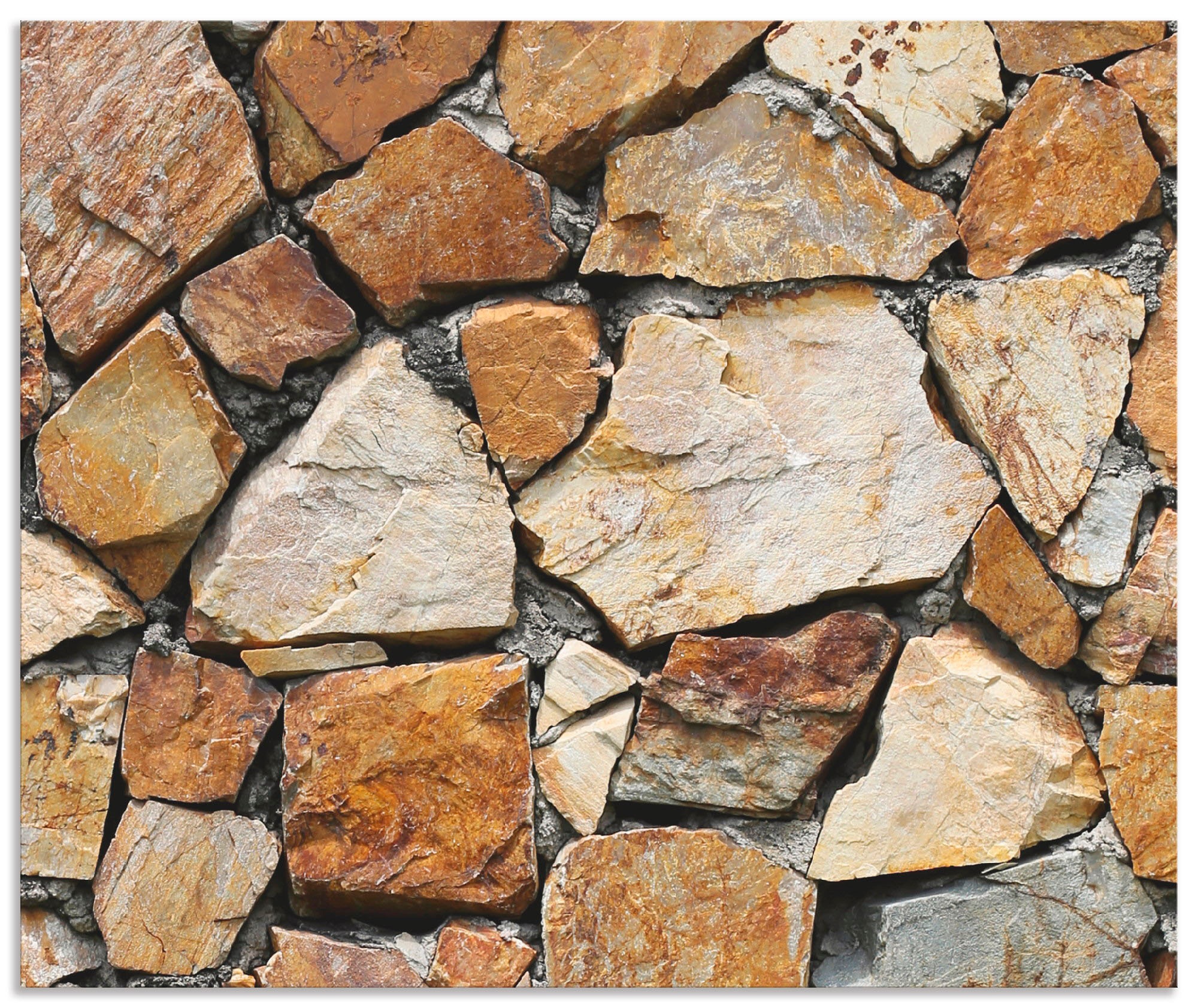 Artland Küchenrückwand »Braune Steinwand«