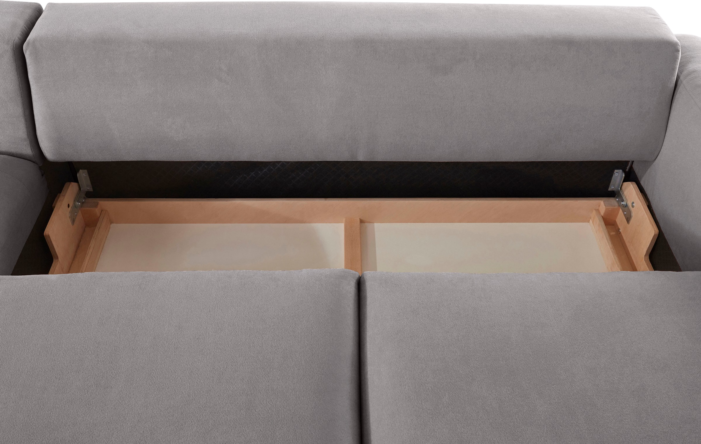 Places of Style Ecksofa »Bloomfield, bequem und elegant, OTTOs Choice, L-Form«, wahlweise mit Bettfunktion und Bettkasten