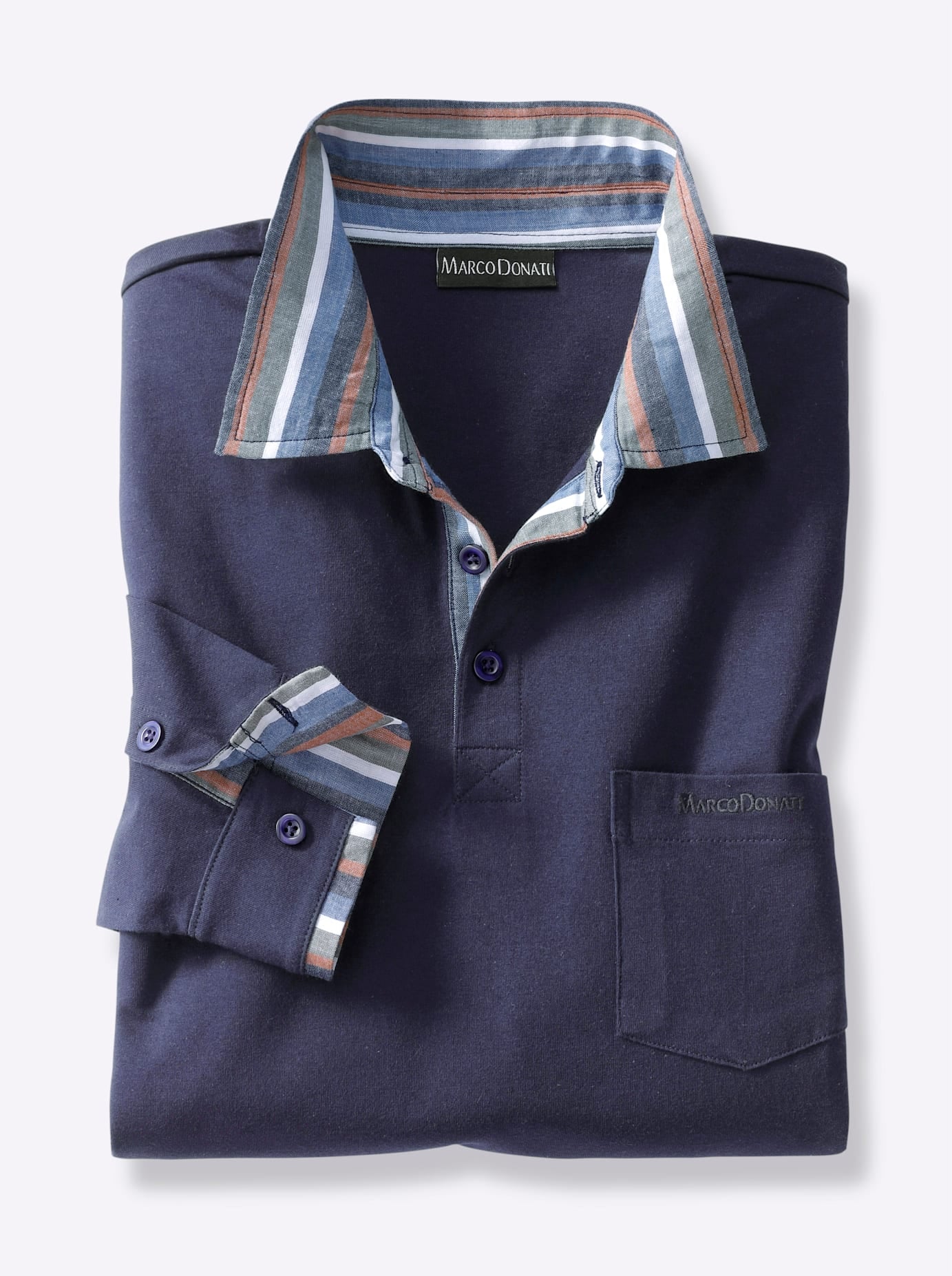 Marco Donati Langarmshirt »Langarm-Shirt«, (1 tlg.)