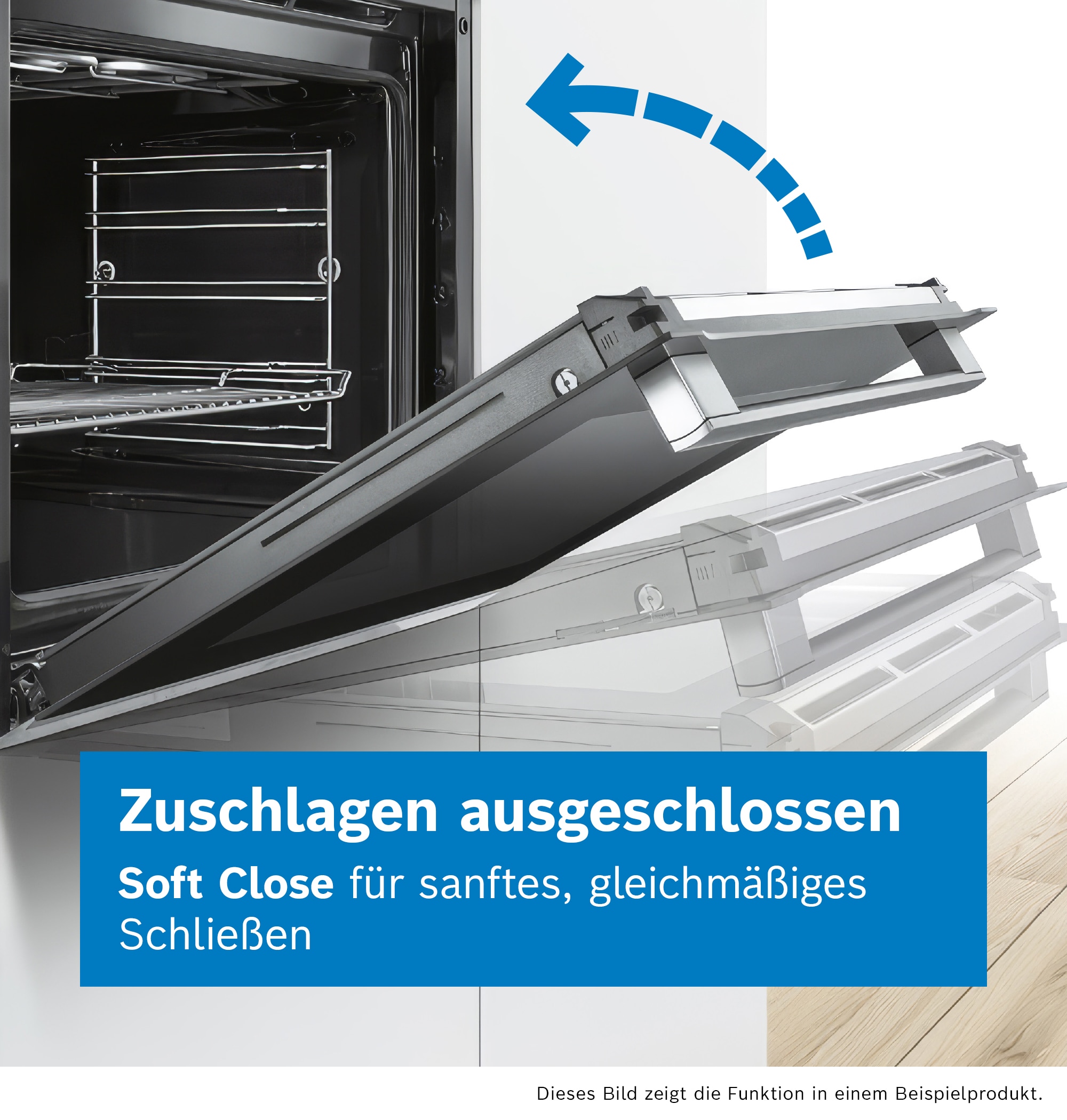 BOSCH Dampfbackofen Serie 8 »HSG7384B2« mit Teleskopauszug nachrüstbar Schnelle, gesunde Gerichte mit Dampf-Funktion Plus + Abschaltautomatik