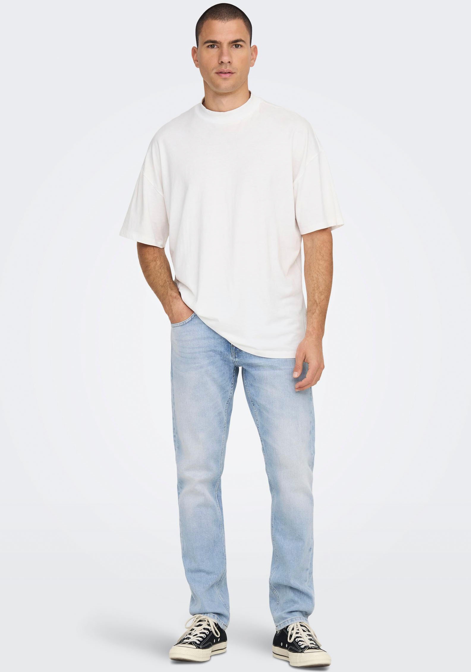 ONLY & SONS Regular-fit-Jeans »WEFT«