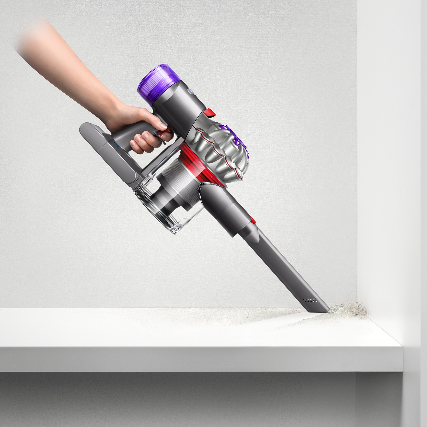 DYSON Akku-Hand-und Stielstaubsauger »V8 Advanced (Nickel/Silber)«