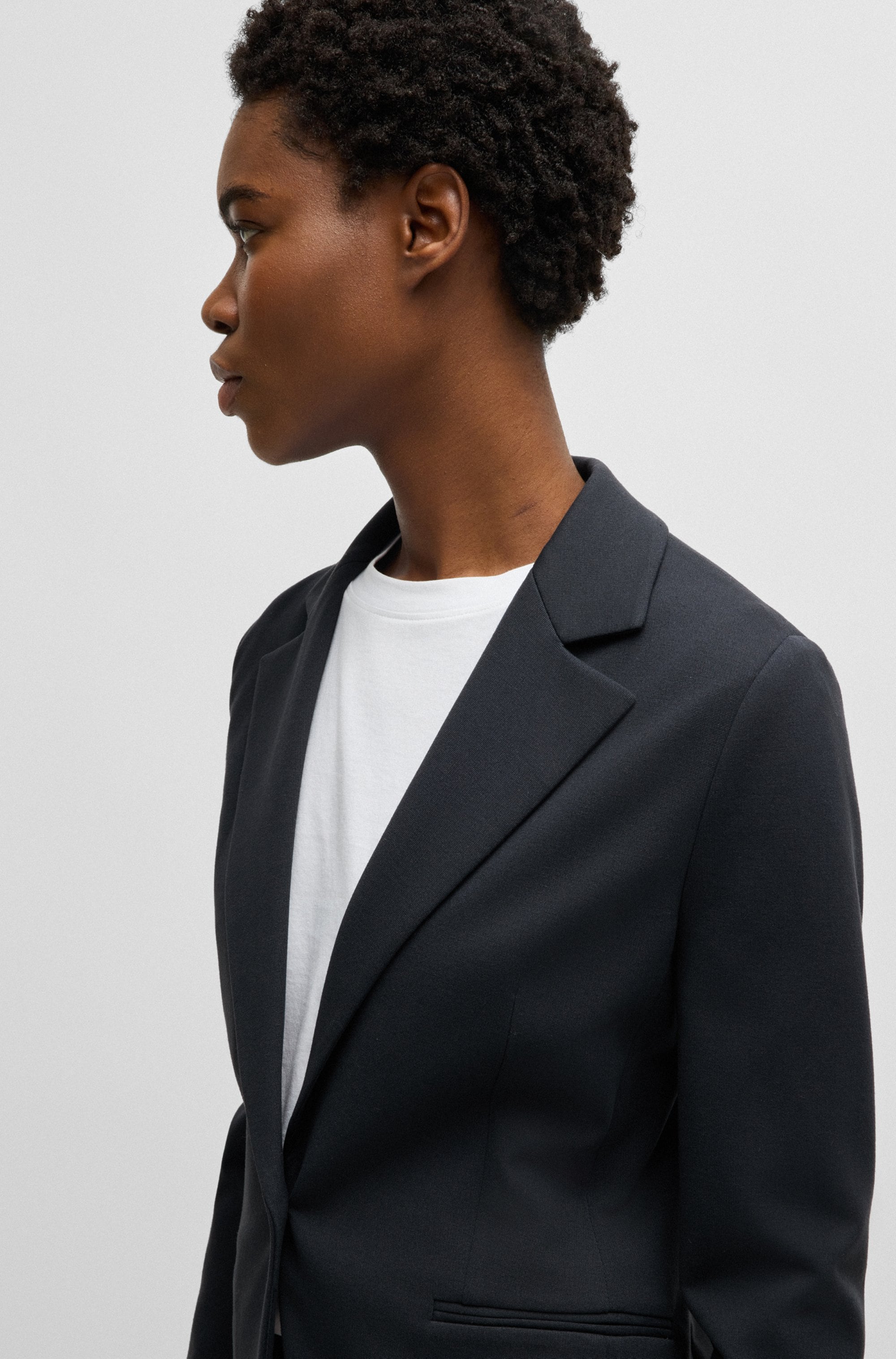 BOSS ORANGE Longblazer »Jaslim Premium Damenmode«, mit geschlitzten Ärmeln