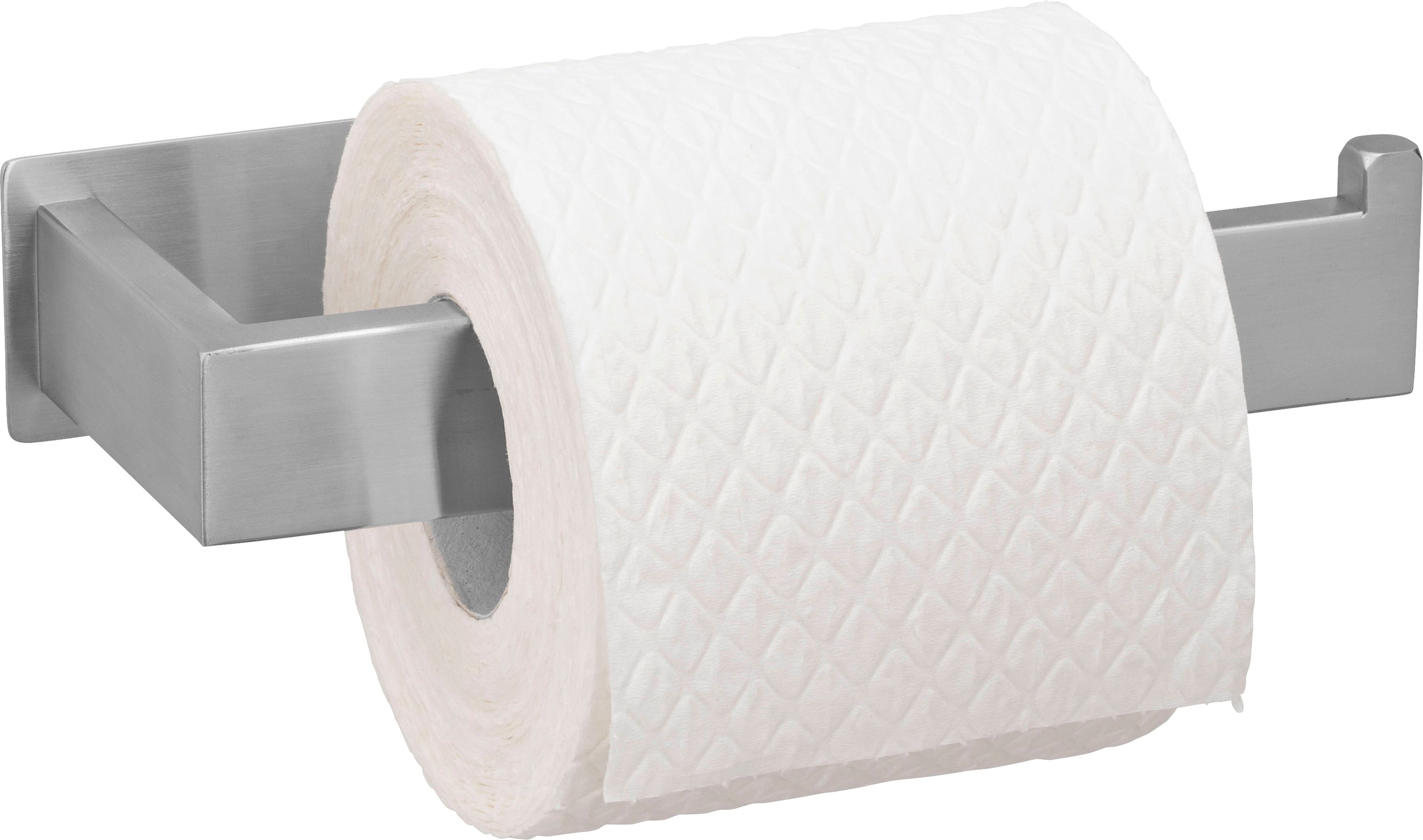 WENKO Toilettenpapierhalter »Turbo-Loc® Genova«, Matt, Befestigen ohne Bohren