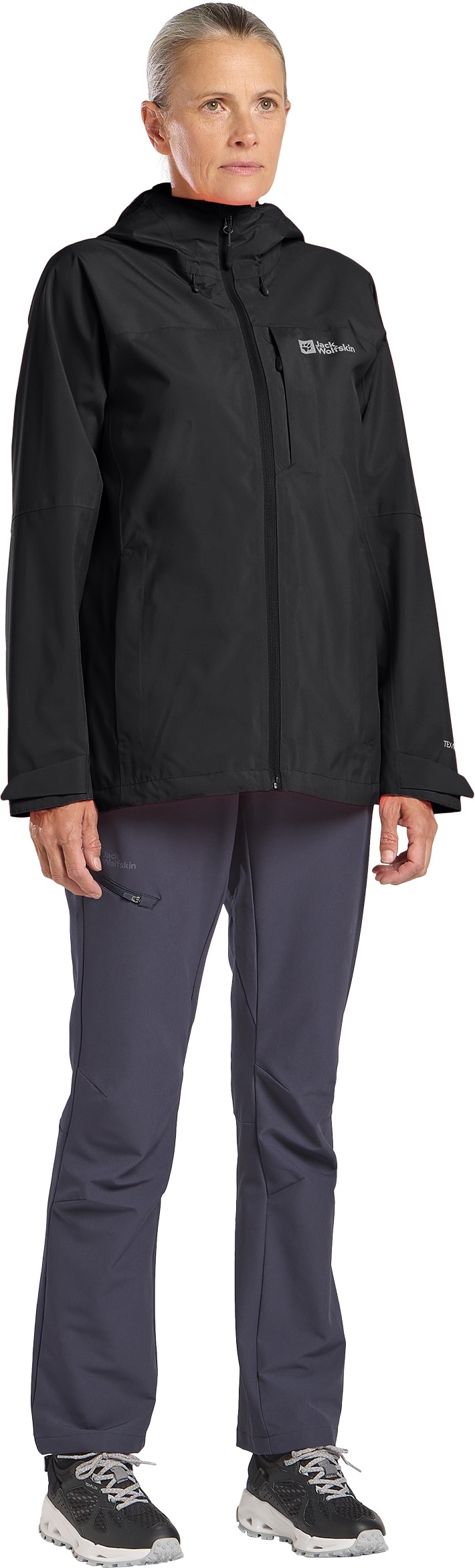 Jack Wolfskin Funktionsjacke »TEMPEST 2L JKT W«, mit Kapuze