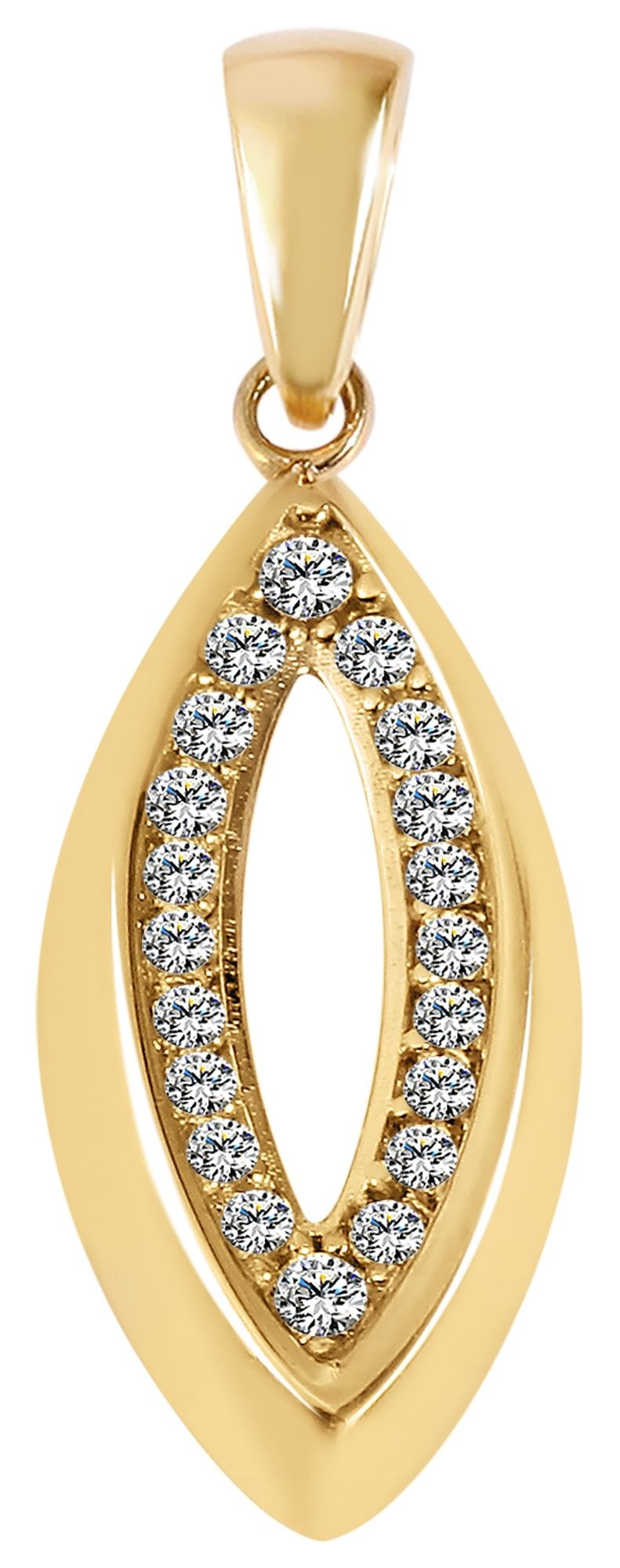 Adelia´s Kettenanhänger »Damen Anhänger aus 375 Gold mit Zirkonia«