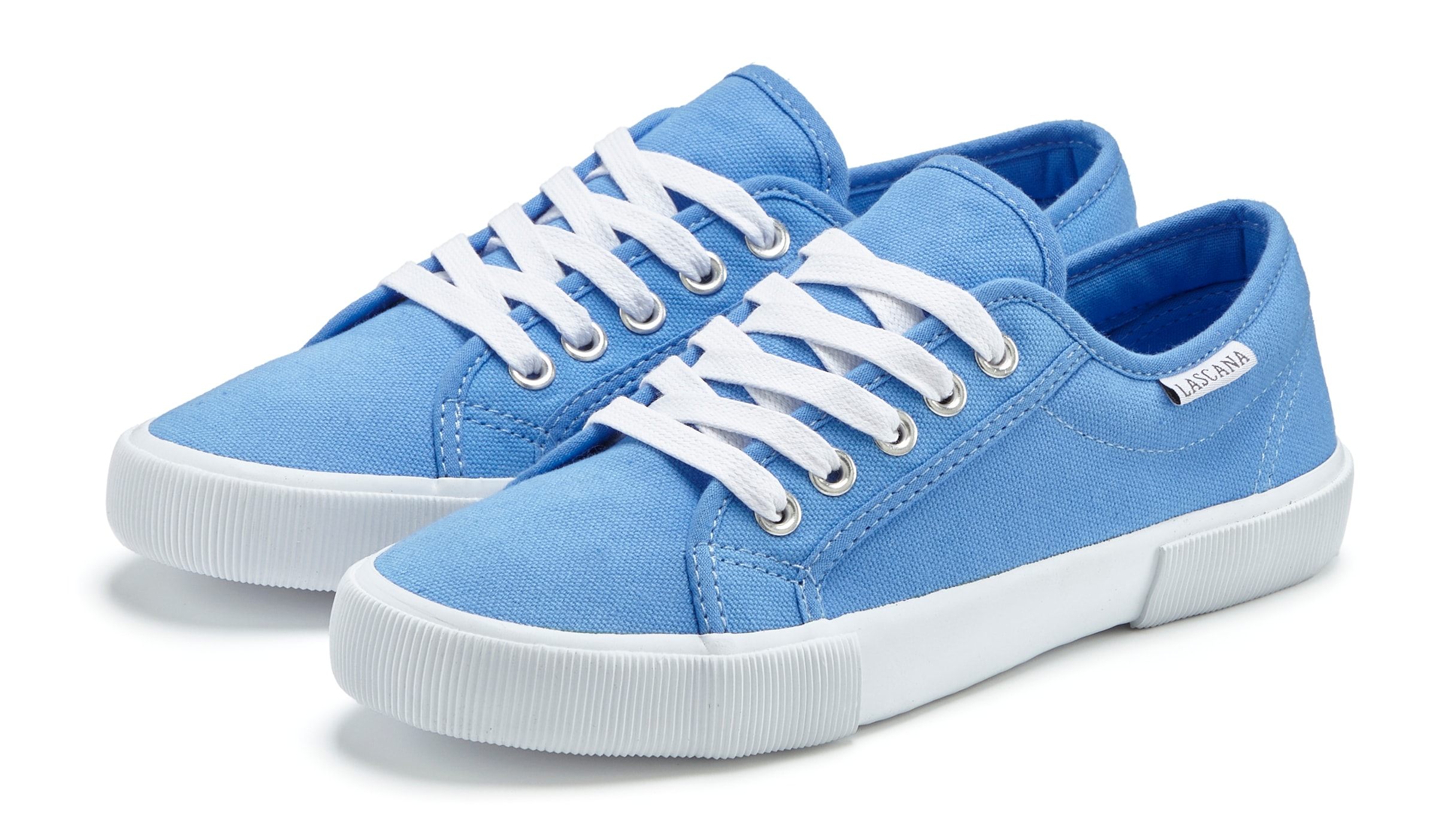 LASCANA Sneaker  aus Textil, Schnürhalbschuh, Freizeitschuh, Turnschuh