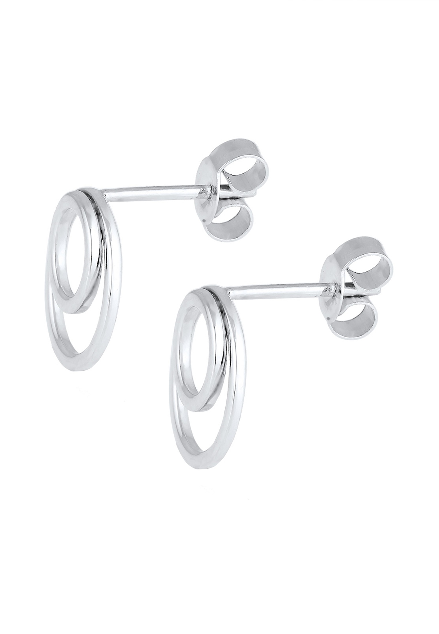 Elli Paar Ohrstecker »Ohrringe Ohrstecker Kreis Rund 925 Sterling Silber«