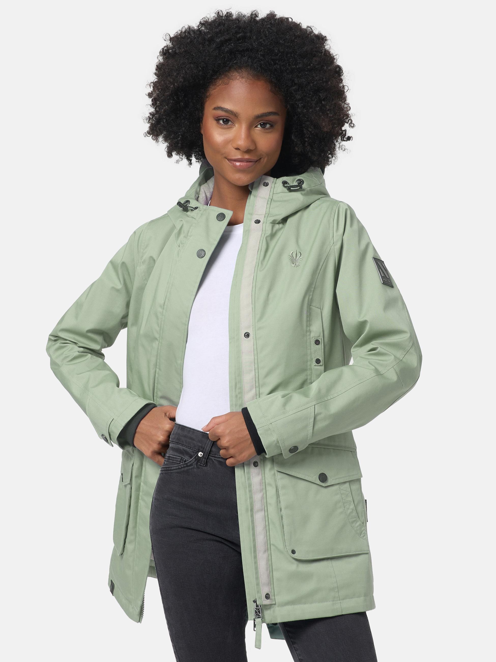 Navahoo Parka »Winterjacke Brinjaa«, mit Kapuze, Modischer Winter Kurzmantel mit zahlreichen Taschen