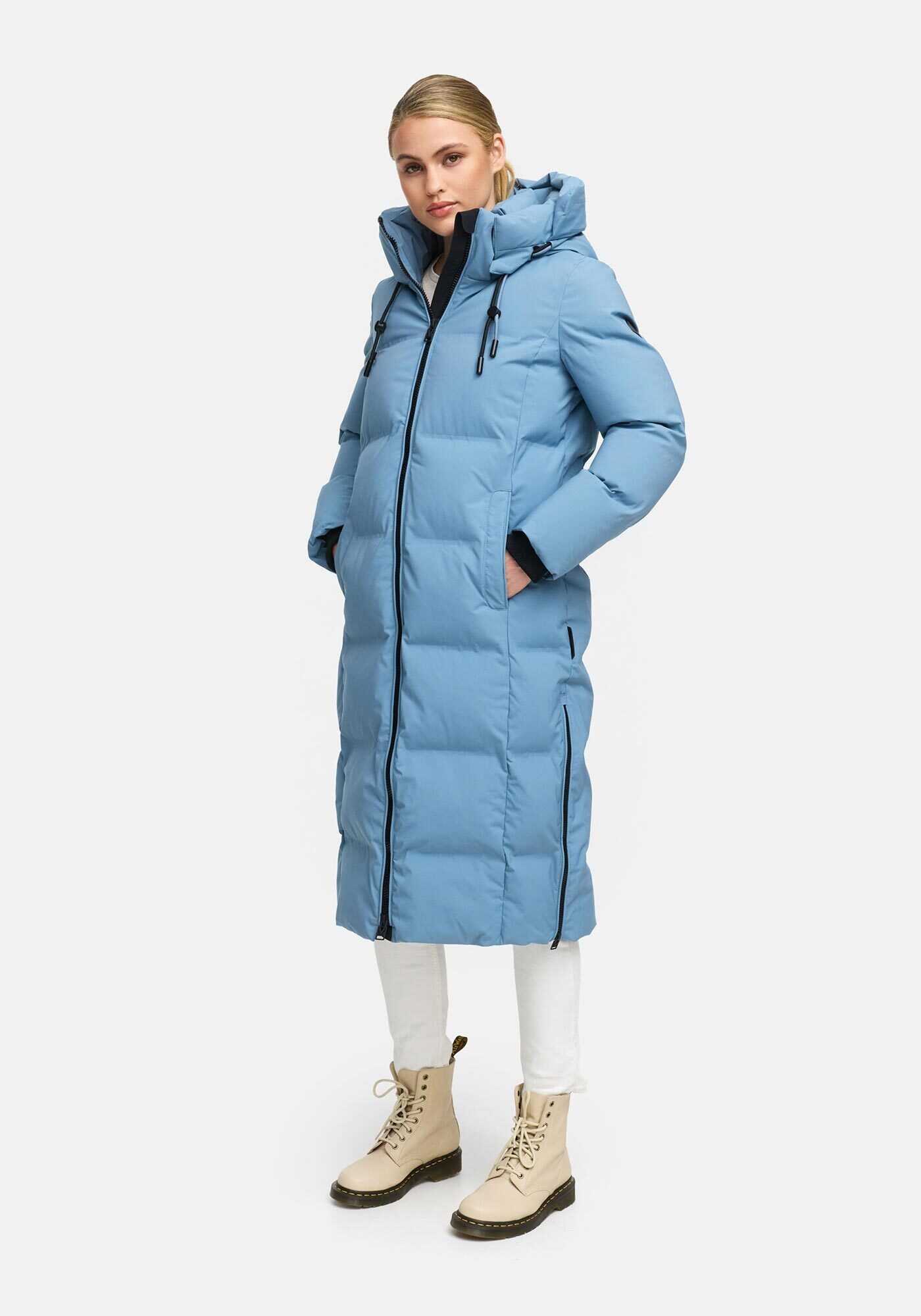 Marikoo Winterjacke »Marikoo Tikoraa Damen lange Winterjacke Steppjacke N102«