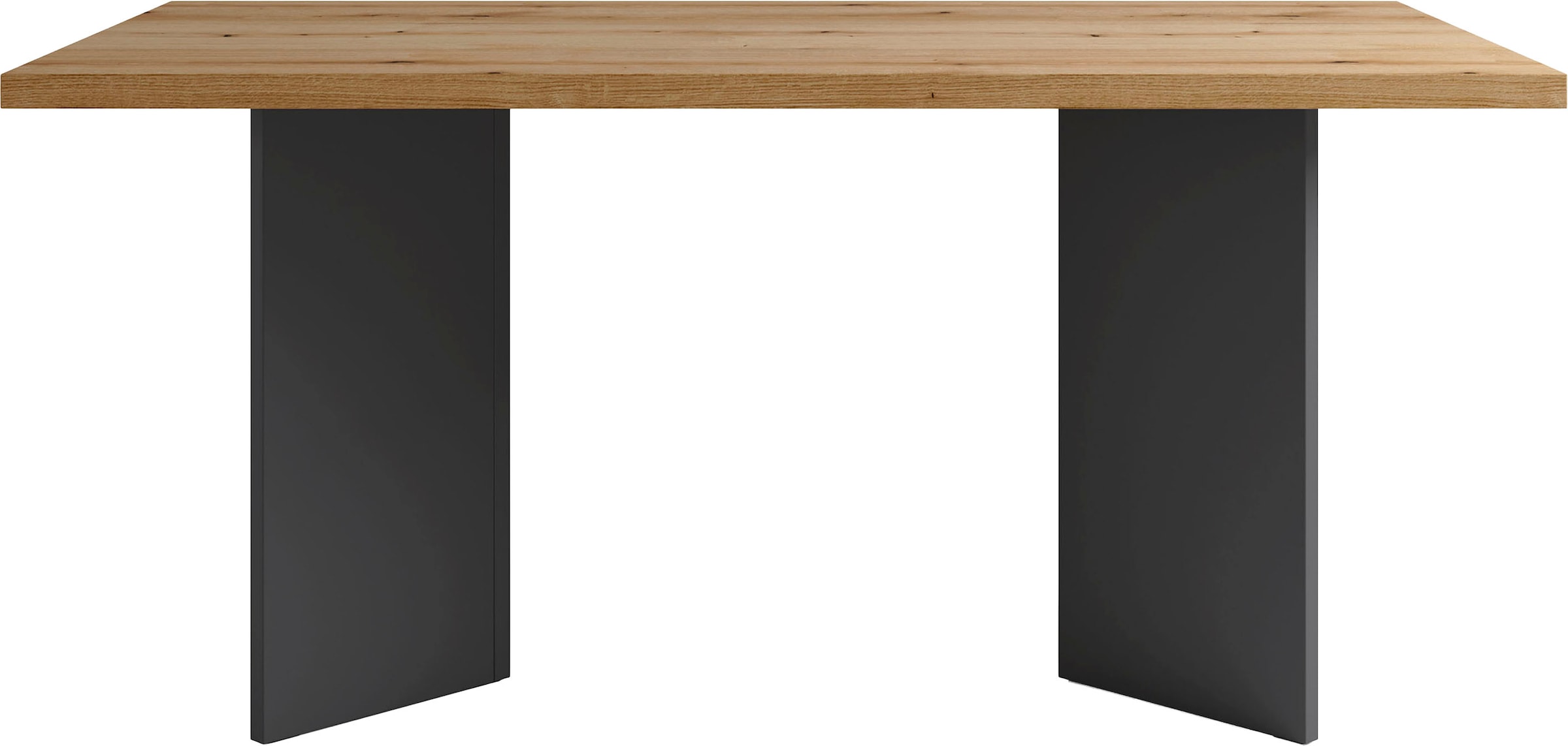 byLIVING Esstisch »Marten« 1 Stk. tlg. moderner Wangentisch in Eiche Nachbildung, 140 und 160 cm