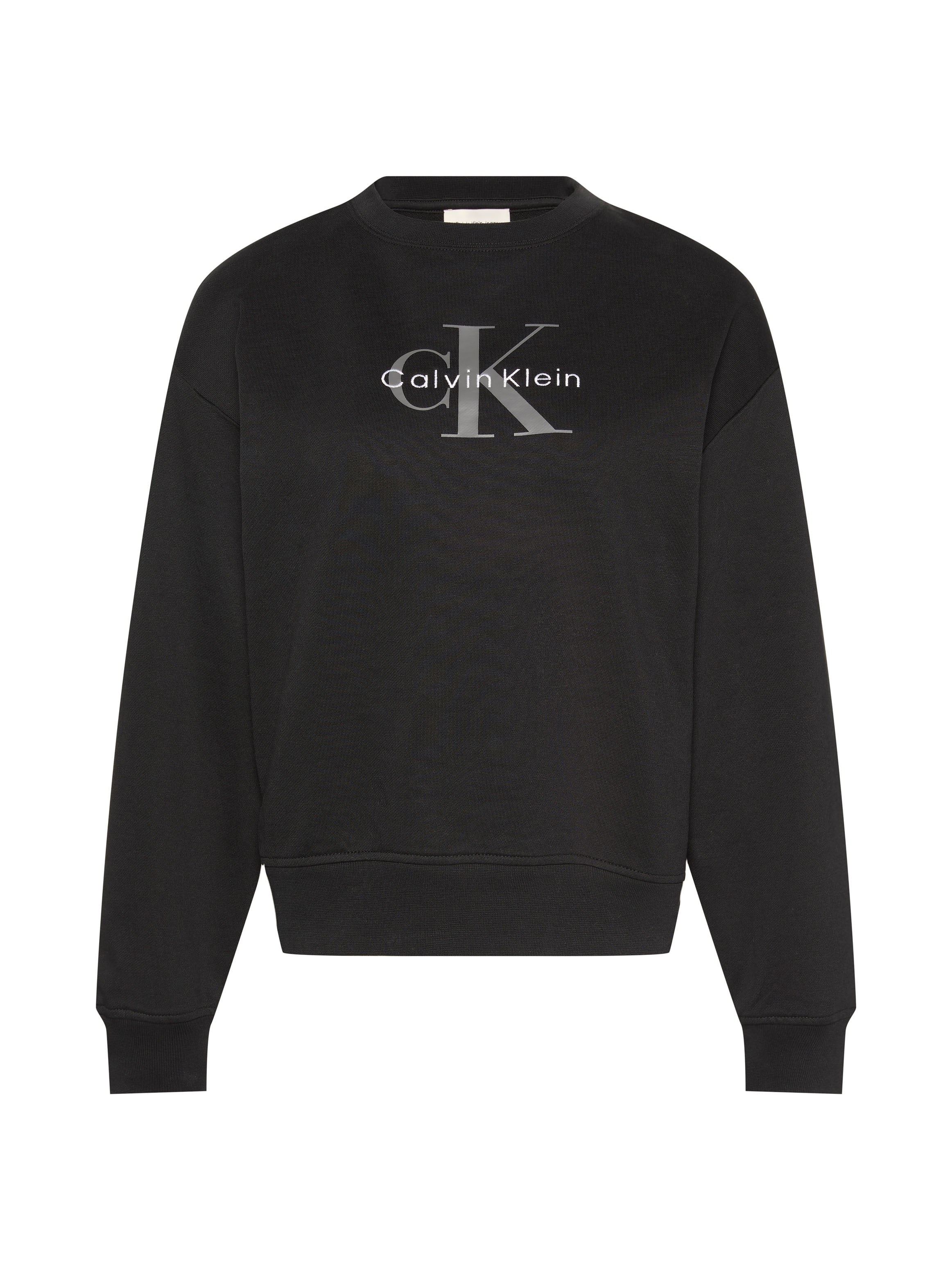 Calvin Klein Jeans Sweatshirt »LS MNLG FRNCH TRRY R«, Mit Rundhalsausschnitt

