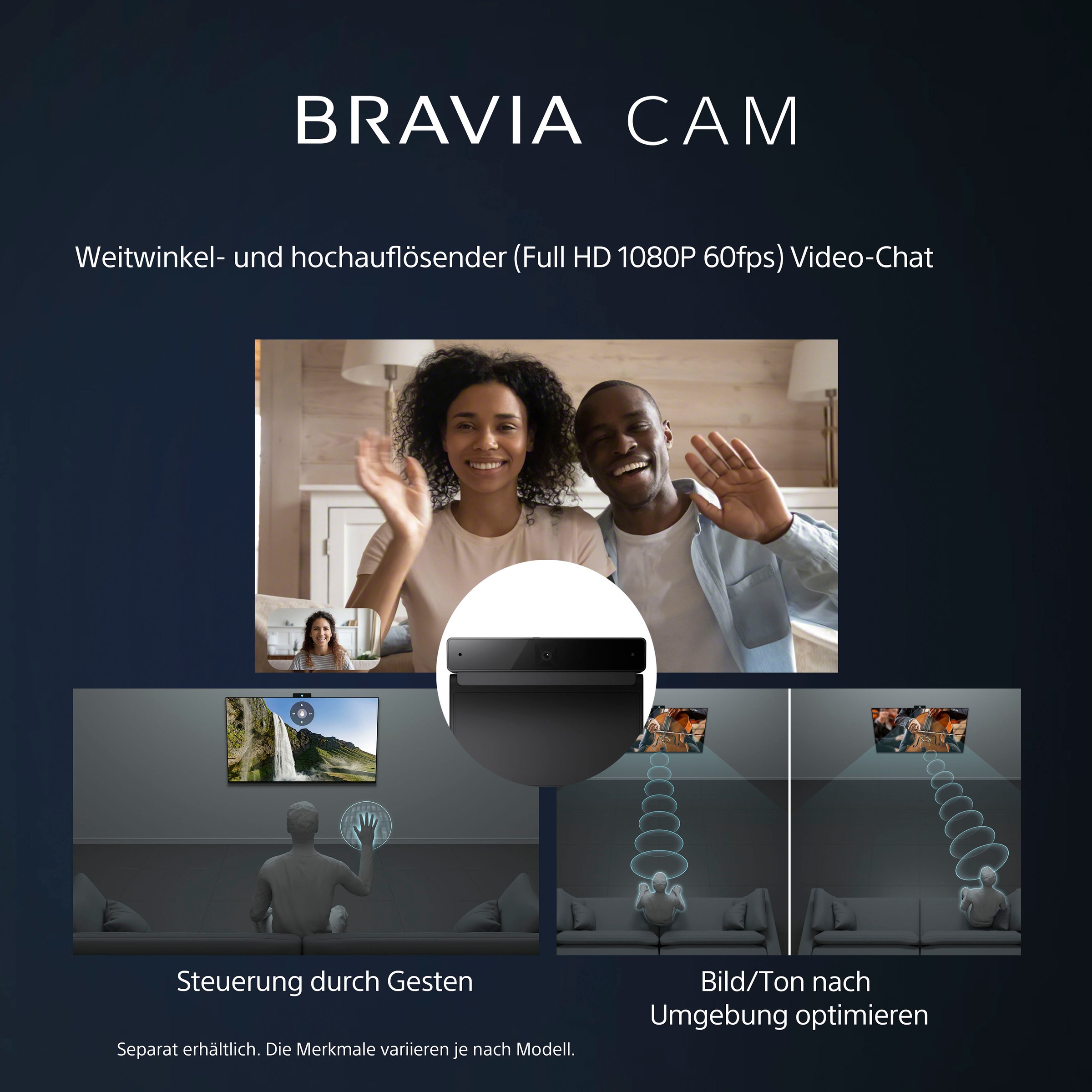 Sony OLED-Fernseher »XR-83A80L«, 4K Ultra HD, Google TV-Smart-TV-Android TV, Smart-TV, TRILUMINOS PRO, BRAVIA CORE, mit exklusiven PS5-Features
