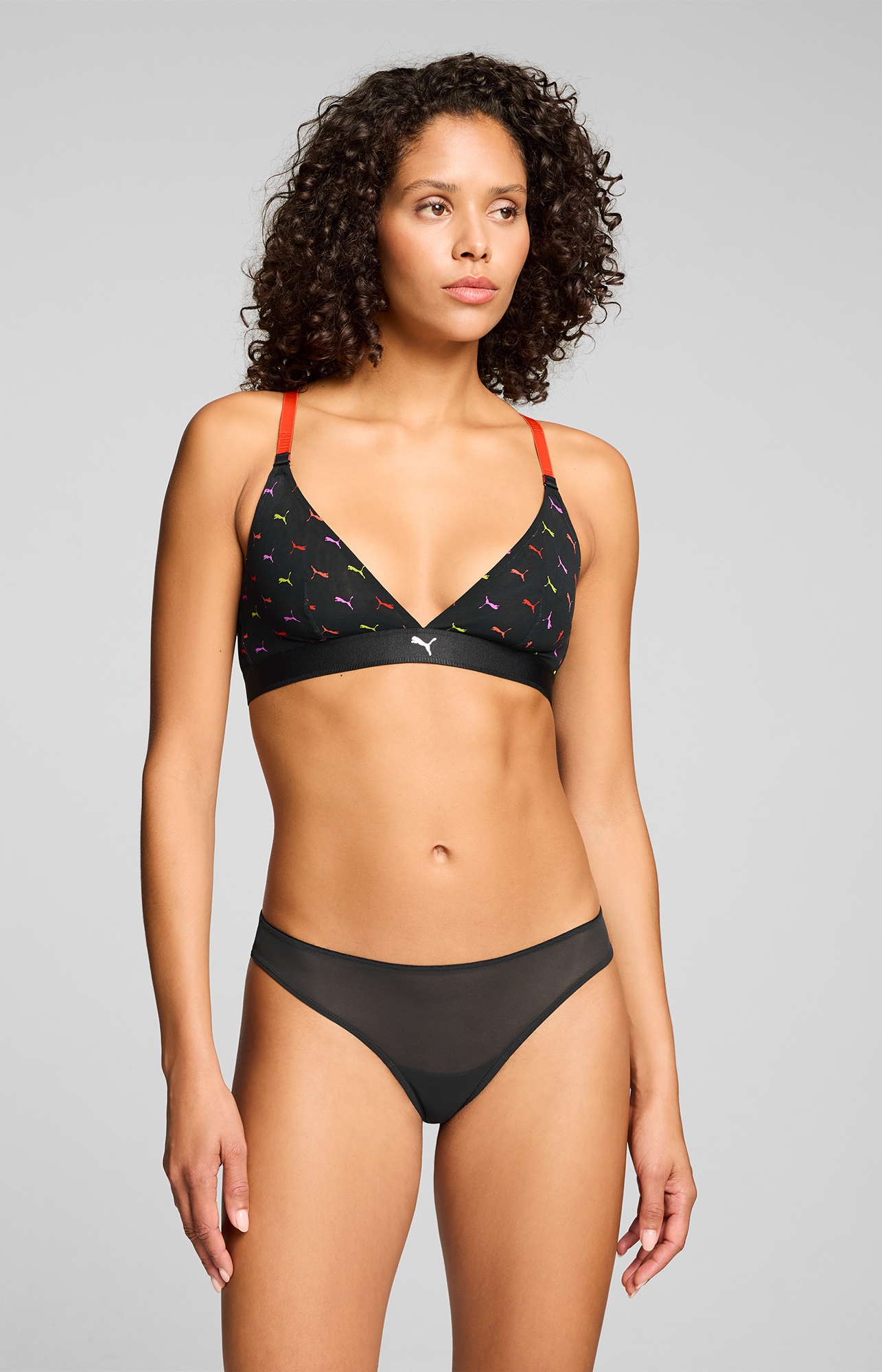 PUMA String »PUMA WOMEN PRINTED MESH STRINGS« 2er Pack,  mit buntem allover Print, mit Mesh-Details