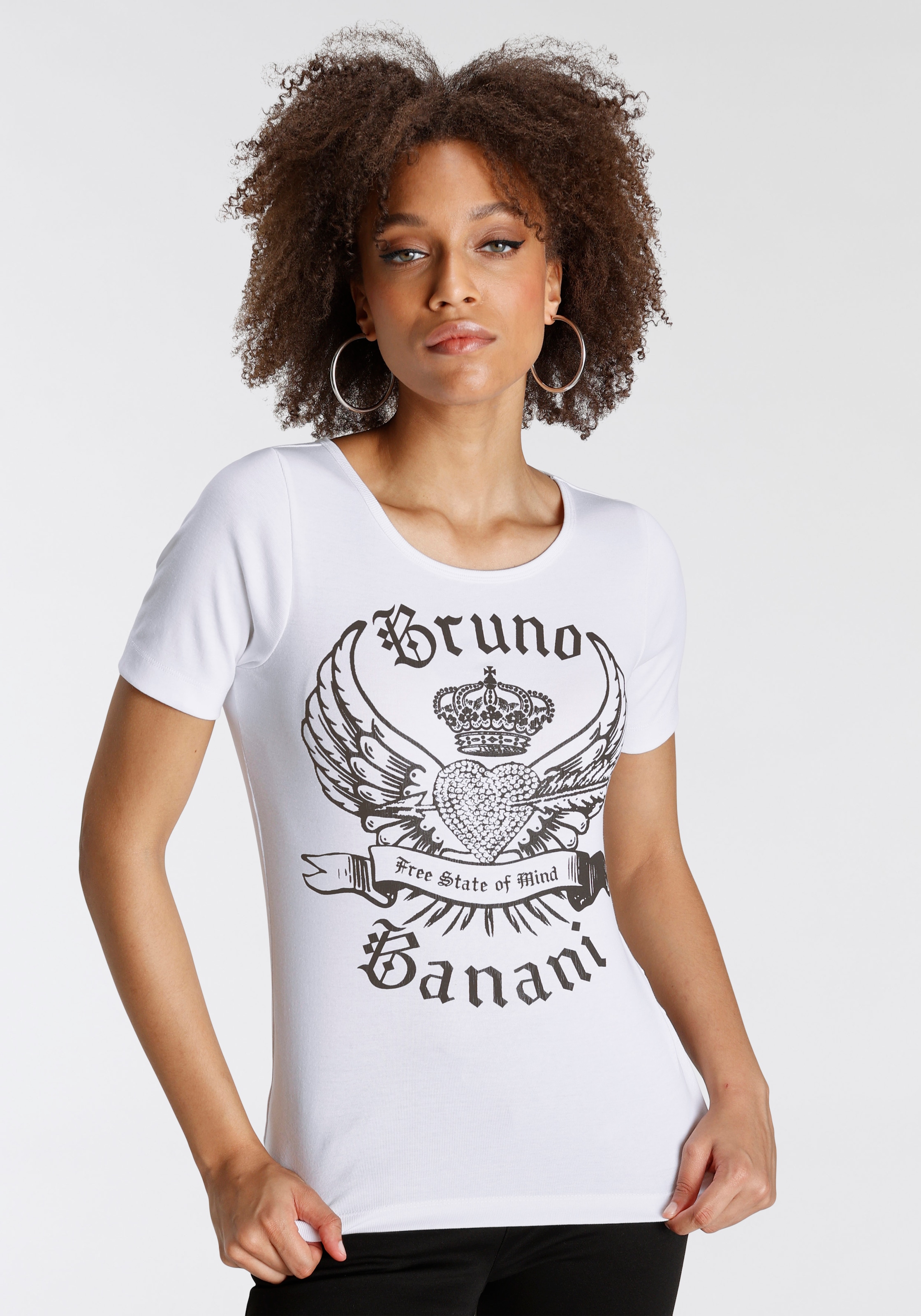 NEUE Bruno online Banani KOLLEKTION OTTO bei Logo-Print T-Shirt,