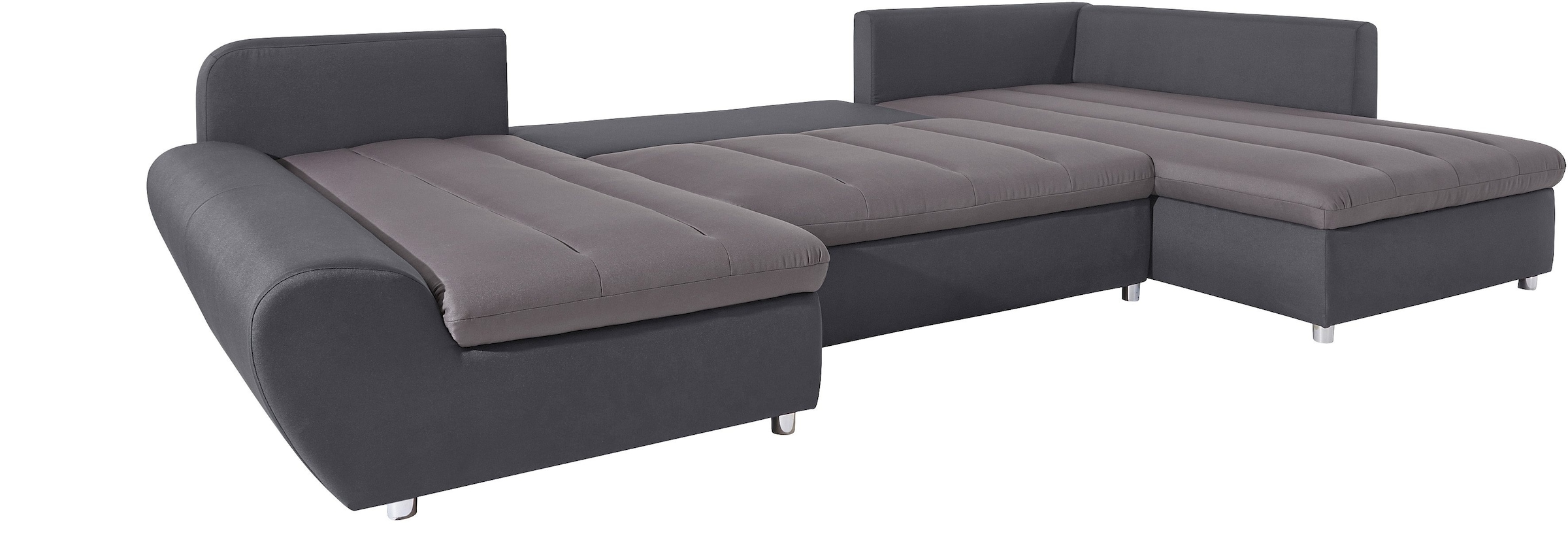 sit&more Wohnlandschaft »Bandos U-Form«, in 2 unterschiedlichen Größen, wahlweise mit Bettfunktion + Bettkasten