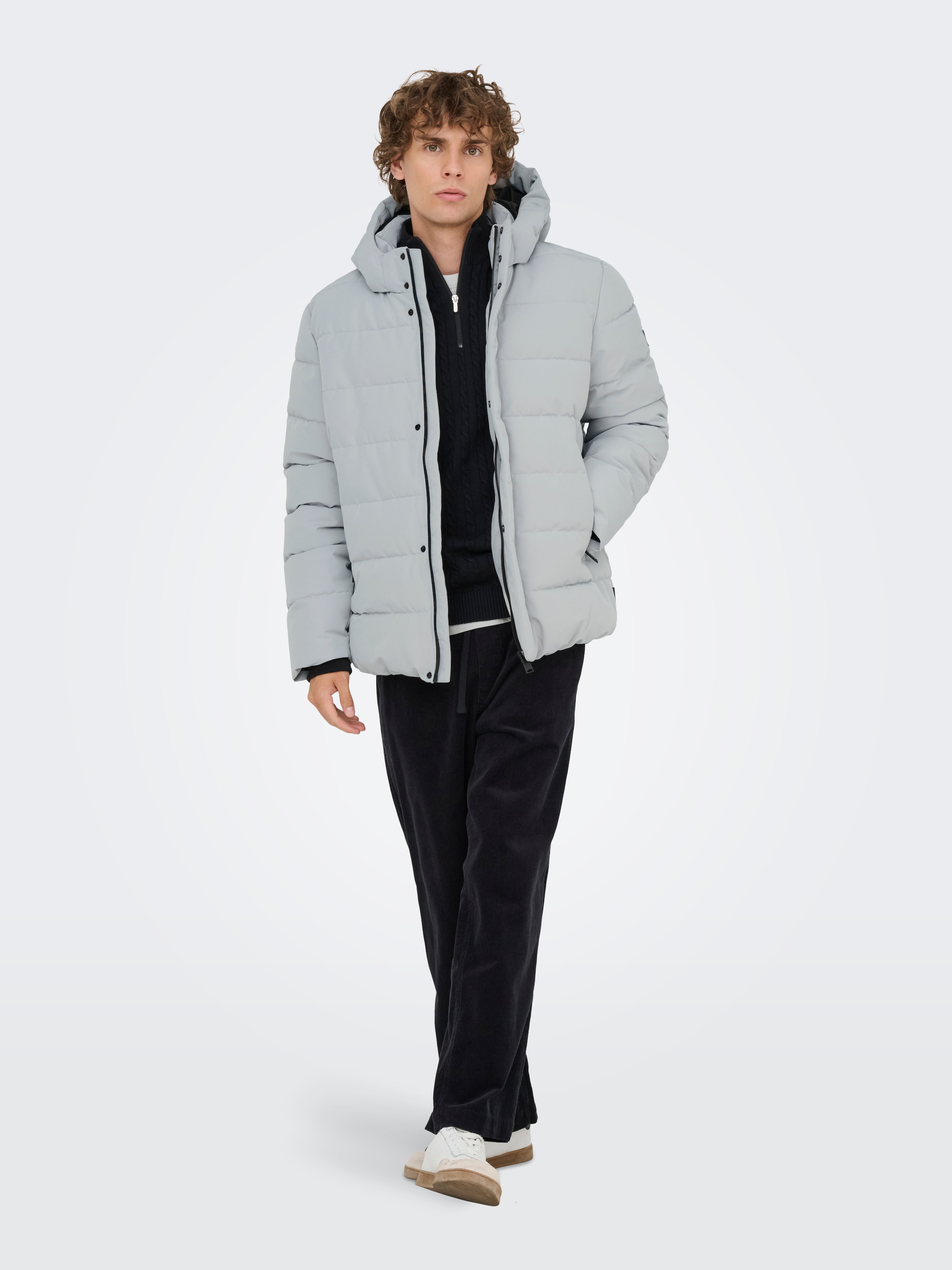 ONLY & SONS Steppjacke »ONSCAYSON PUFFA OTW NOOS« mit Kapuze