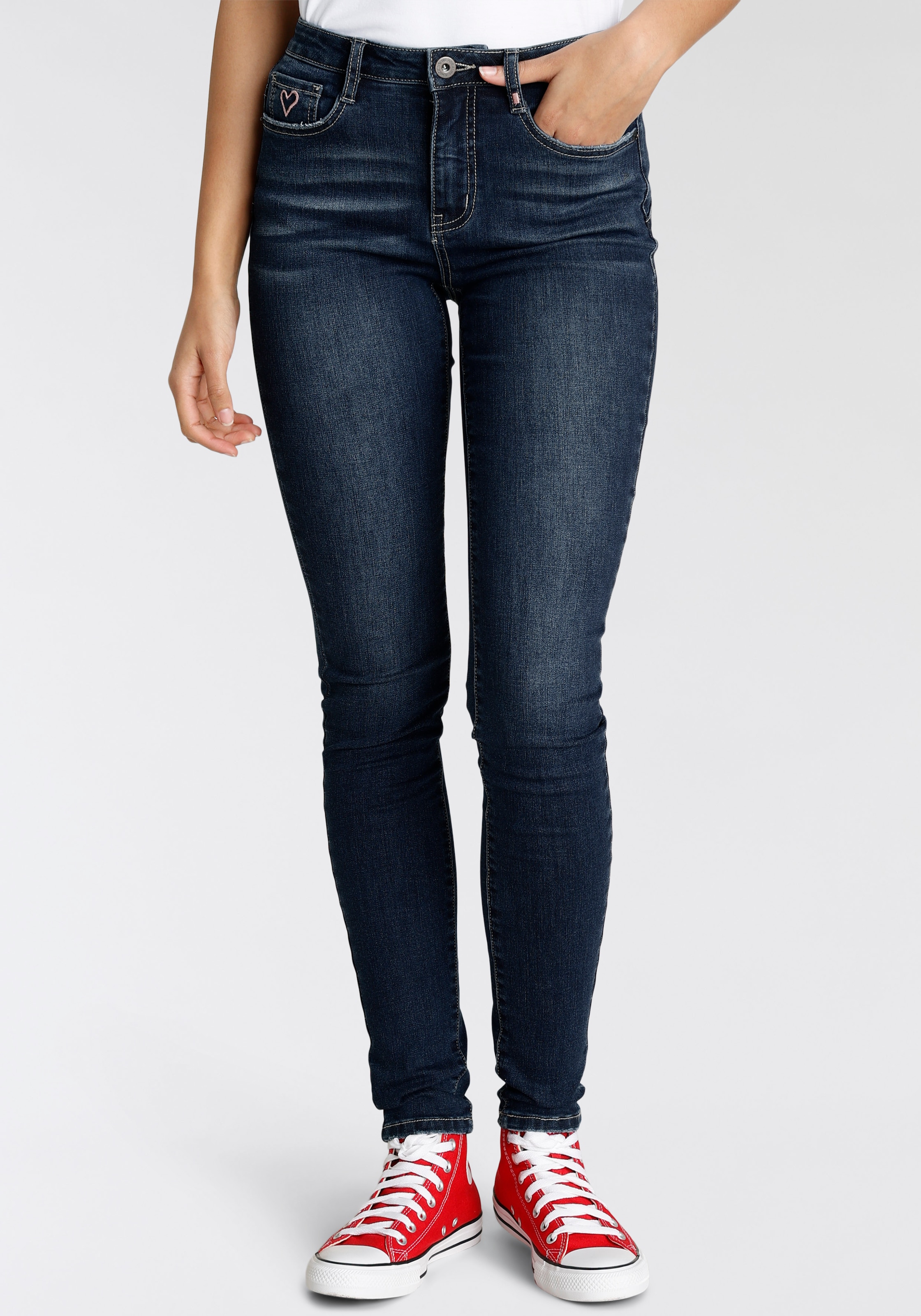 High-waist-Jeans »Curvy Skinny SheilaAK«, NEUE KOLLEKTION