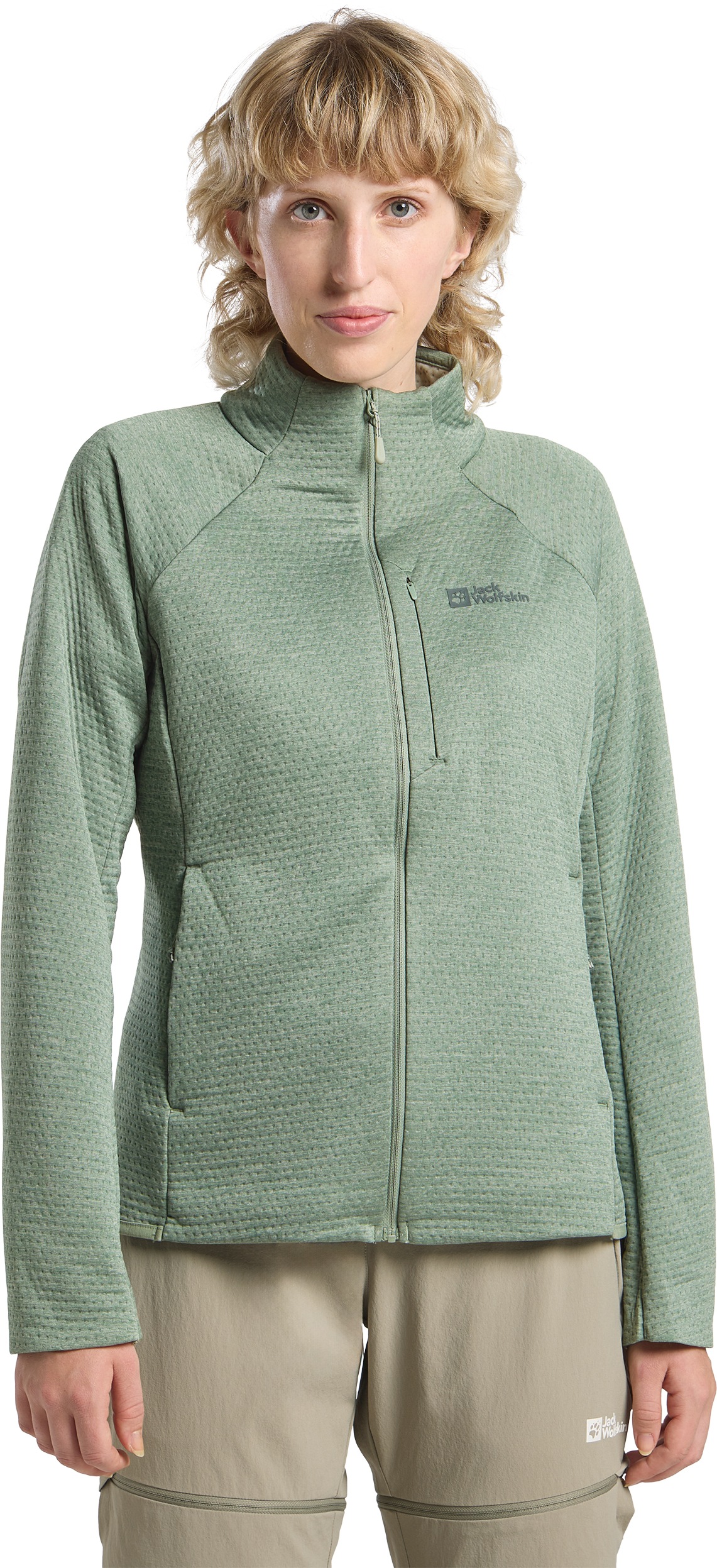 Jack Wolfskin Fleecejacke »TAIGA FZ W«, Wärmend, atmungsaktiv, Übergangsjacke