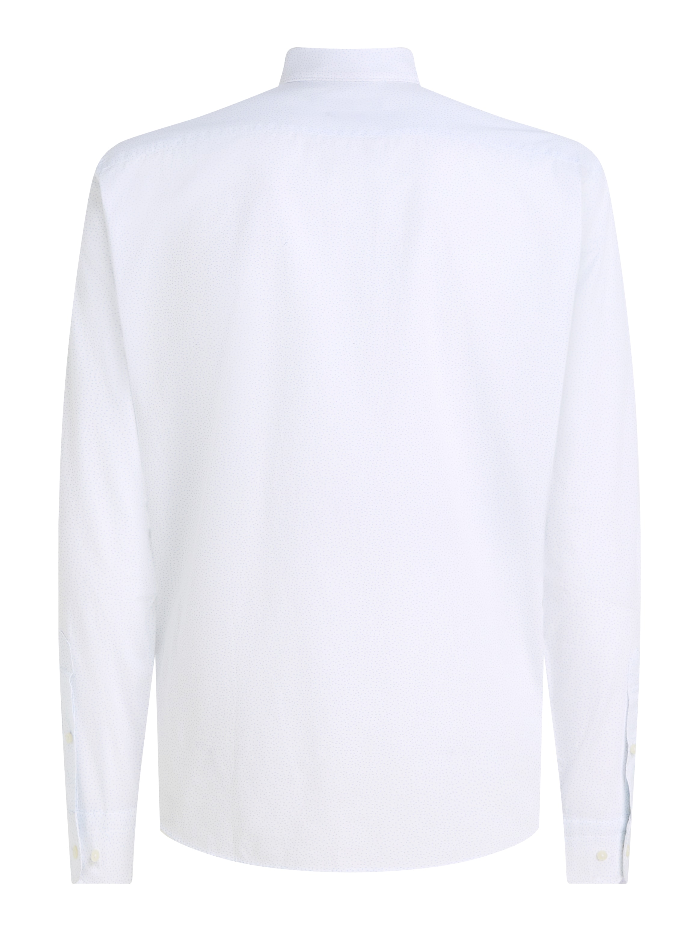 Tommy Hilfiger Langarmhemd »CL W-TILE PRINT RF SHIRT«, mit dezenter Labelflag auf der Brust