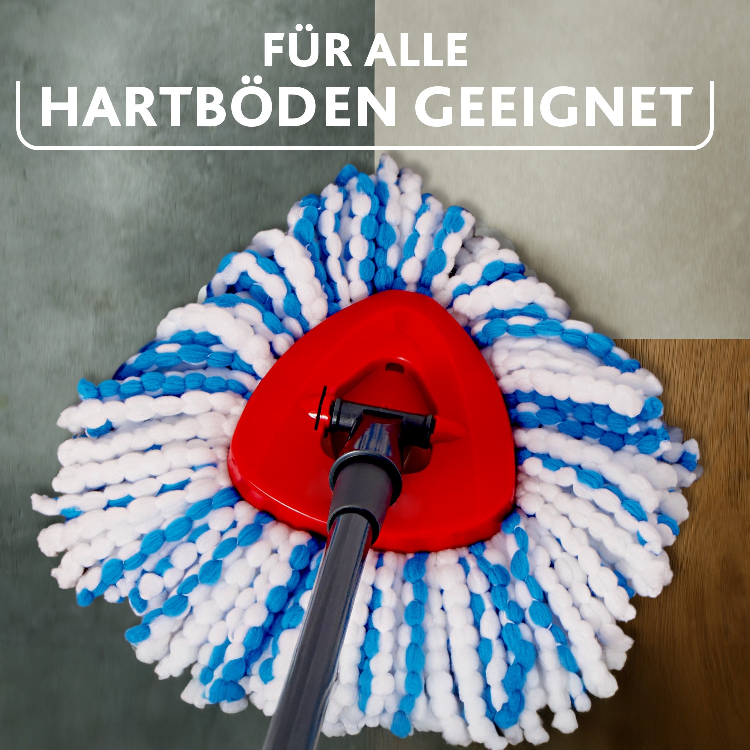 Vileda Wischbezug »Vileda H2Pro Spinmop Ersatzbezug« (Mikrofaser 1 Stk. tlg. Ersatz-Wischkopf für das H2PRO Spin Mop System