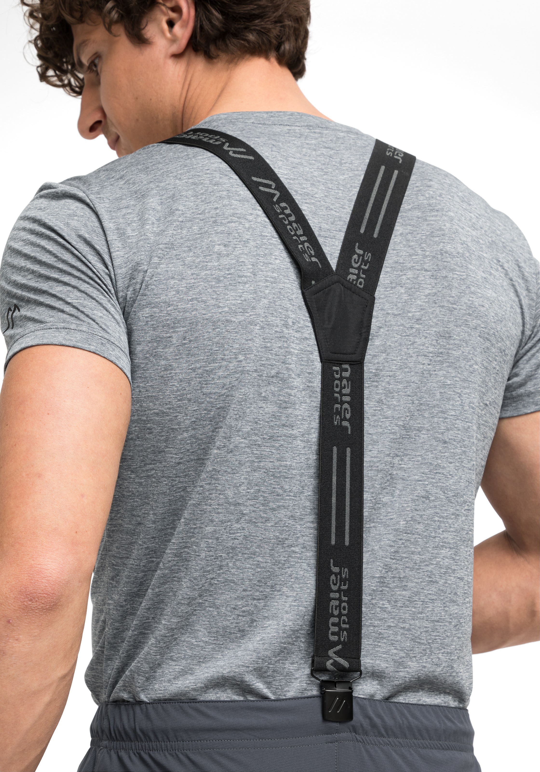 Maier Sports Hosenträger »Suspender«, Unisex, Länge verstellbar, hochwertiger Clipverschluss
