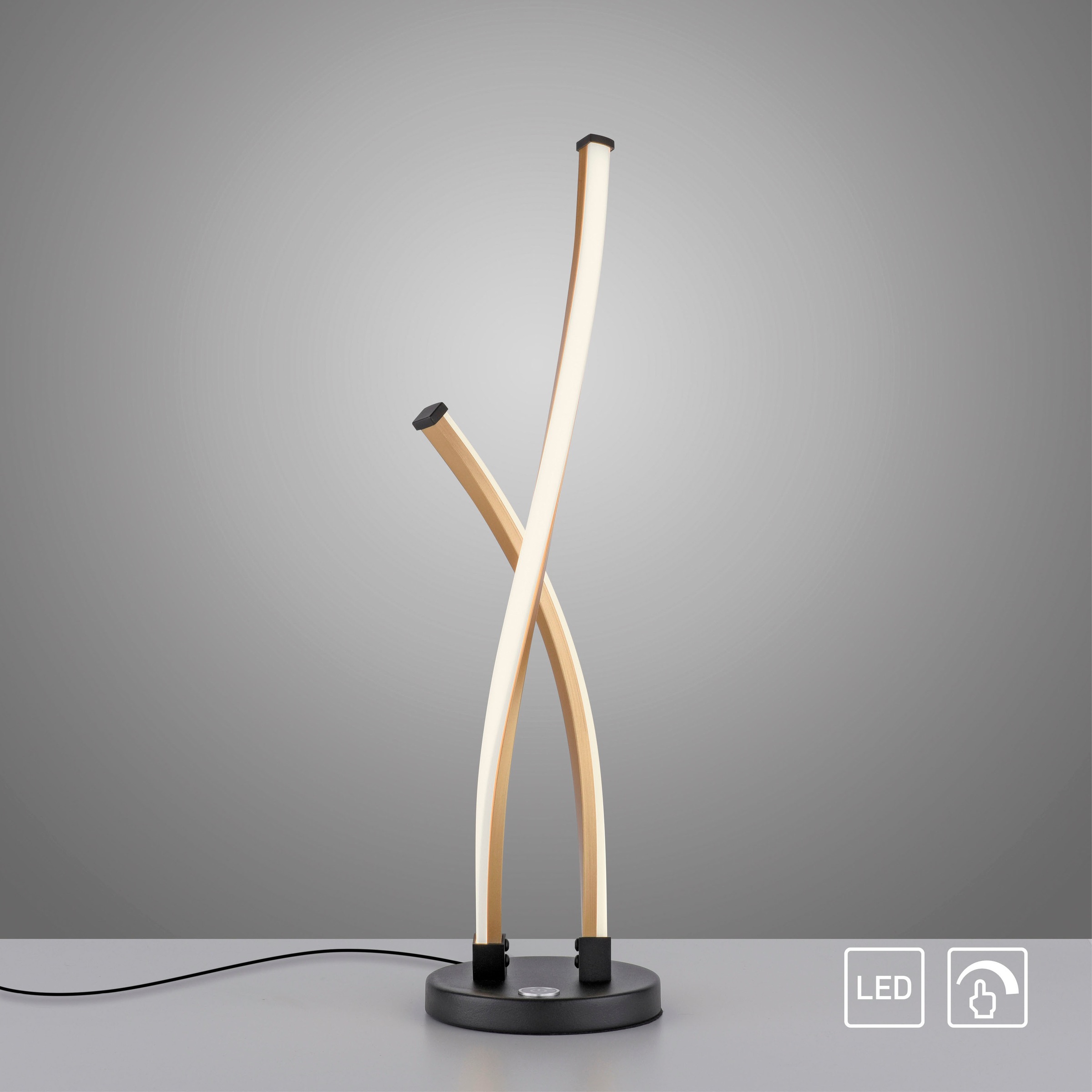 Paul Neuhaus Tischleuchte »POLINA«, 1 flammig, Leuchtmittel LED-Board | LED fest integriert, LED, dimmbar über Touchdimmer