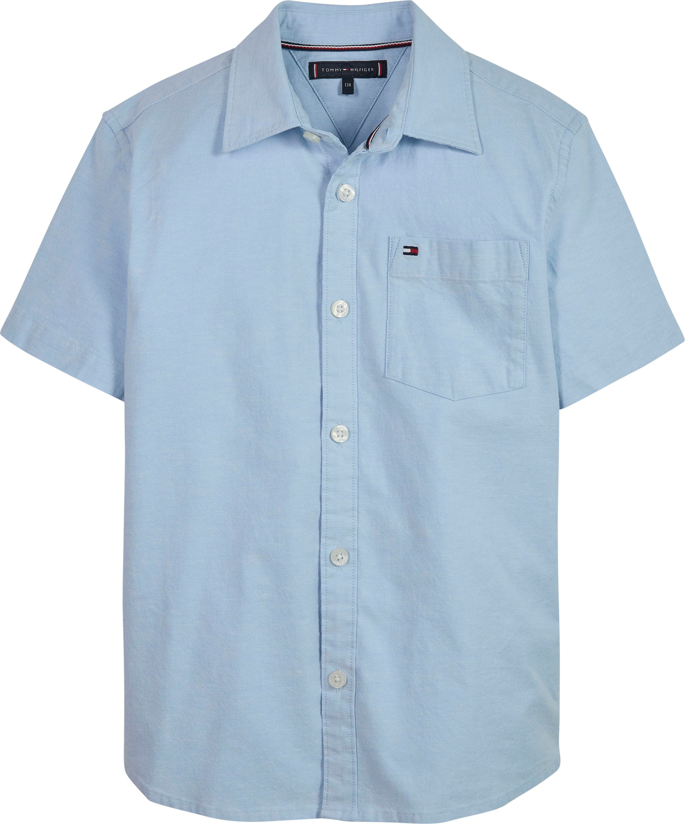 Tommy Hilfiger Kurzarmhemd »STRETCH OXFORD SHIRT S/S«, mit kurzen Ärmeln und Hemdkragen kaufen