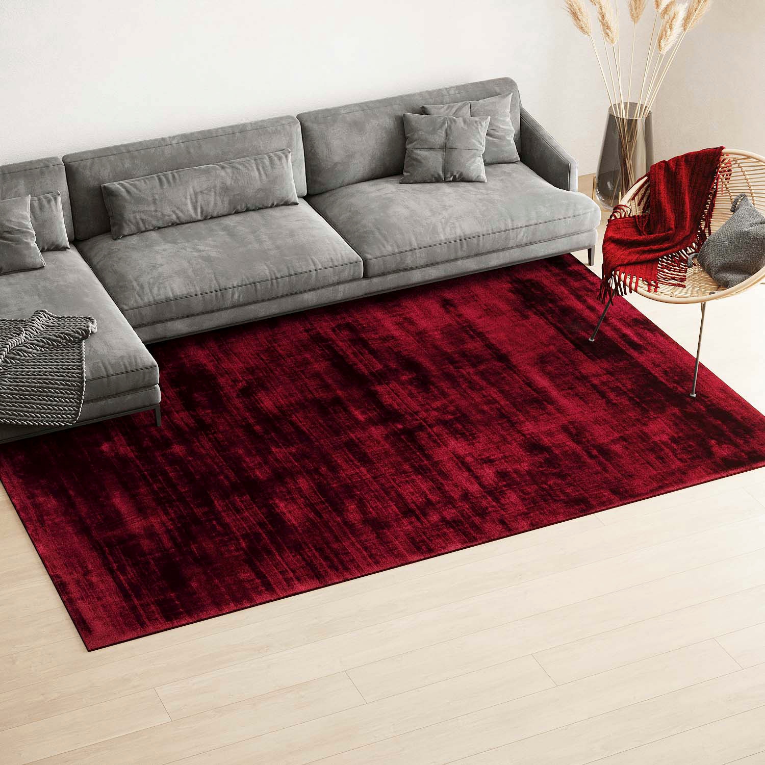 morgenland Teppich »Designer Teppich Chester«, rechteckig, 10 mm Höhe, Viskose
