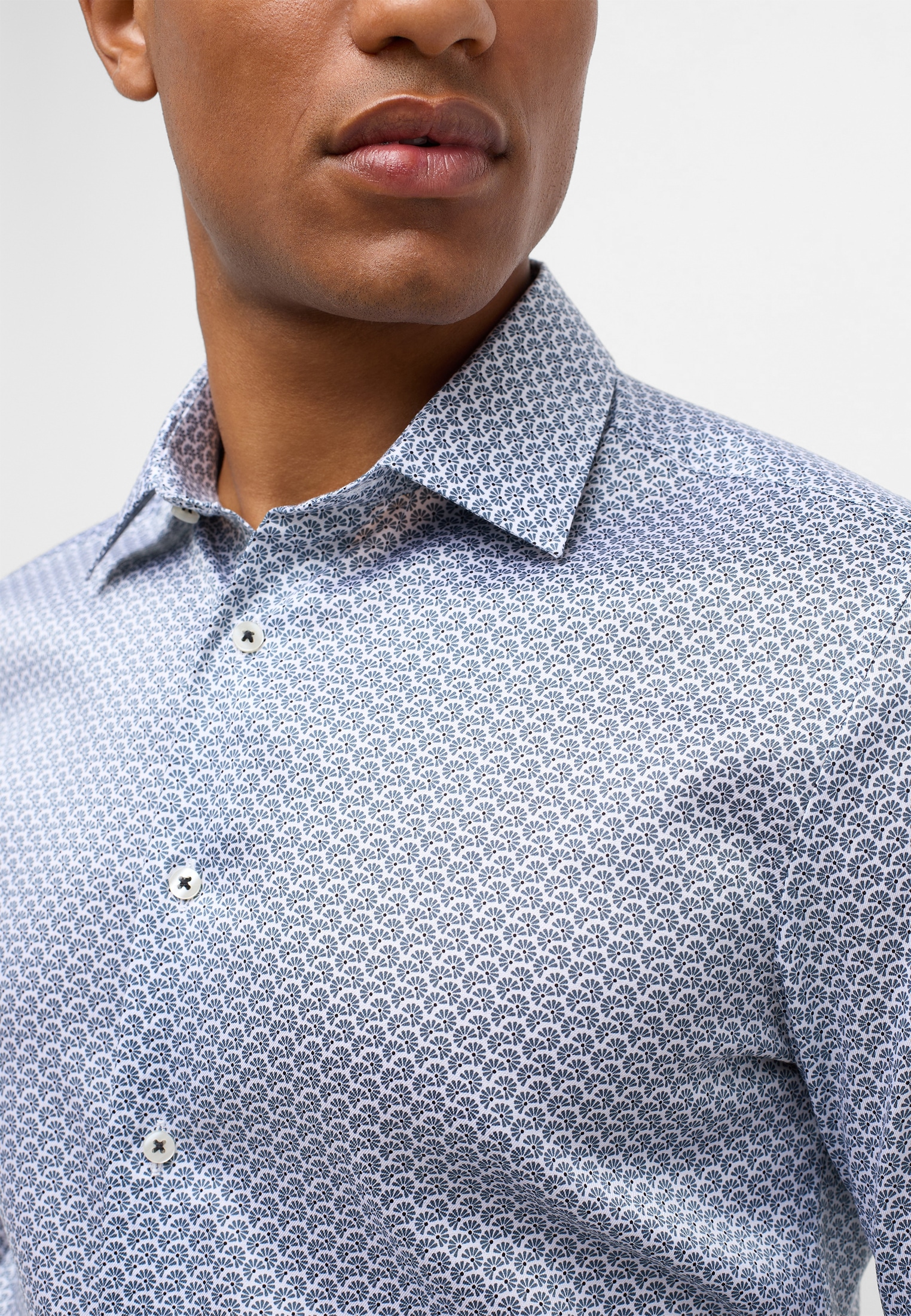 Eterna Langarmhemd »SLIM FIT«