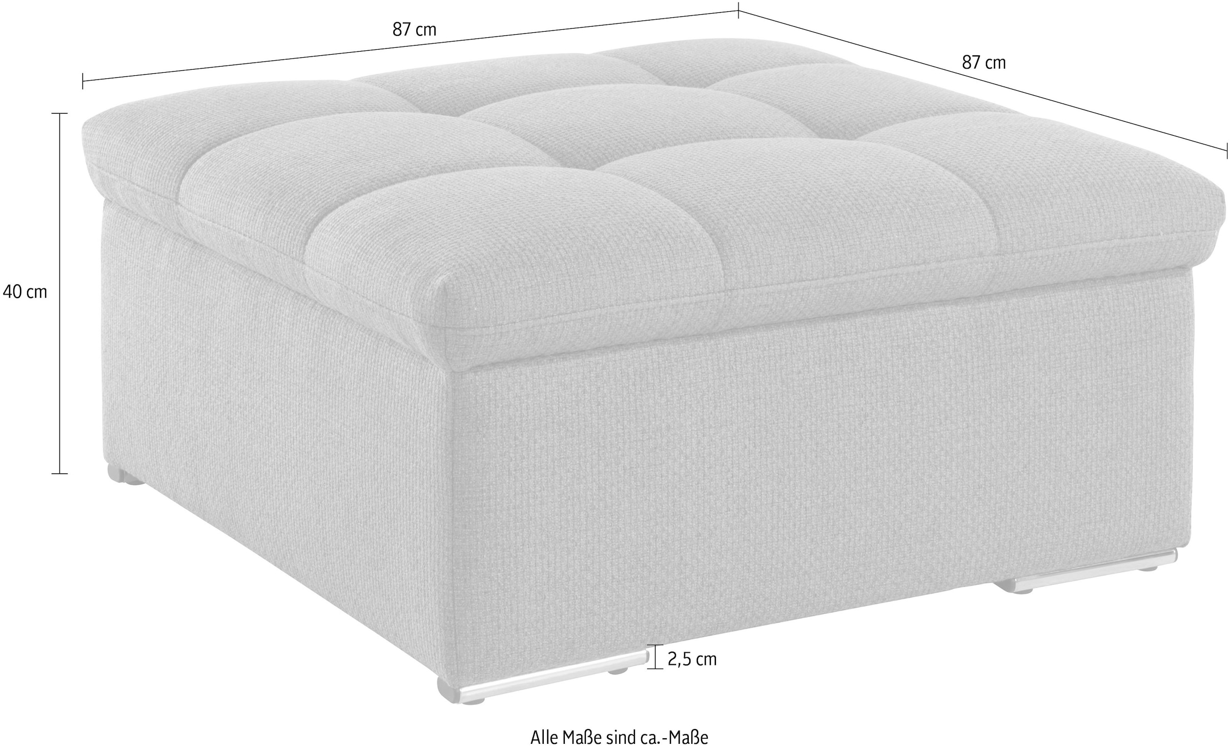 DOMO collection Sitzhocker »Lagoa« in großer Farbauswahl